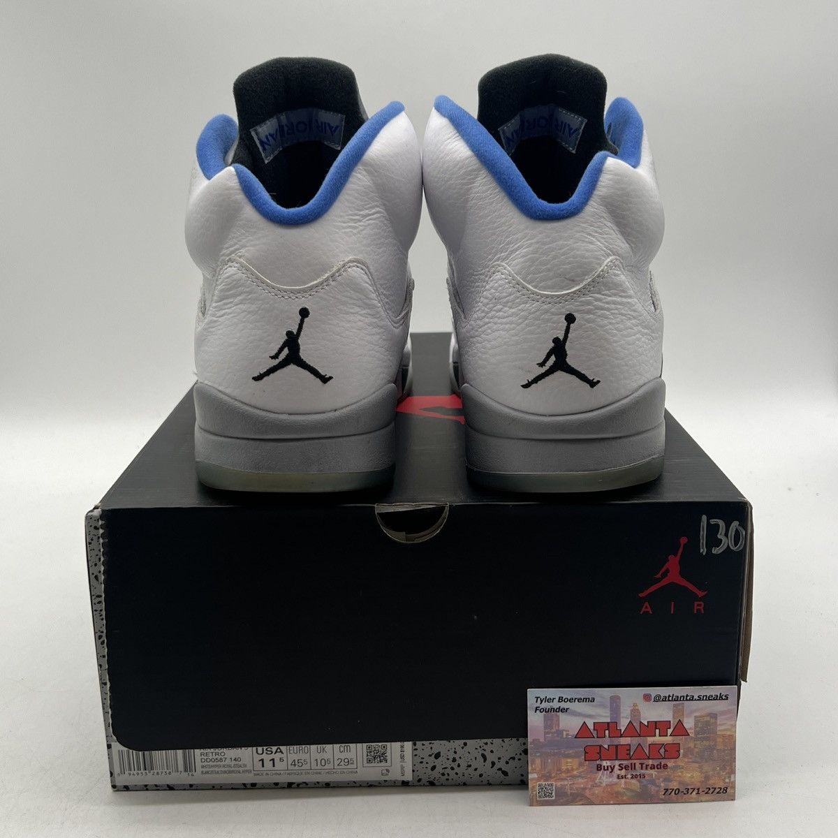 Jordan Brand Air Jordan 5 stealth Size US 11.5 / EU 44-45 - 3 Thumbnail