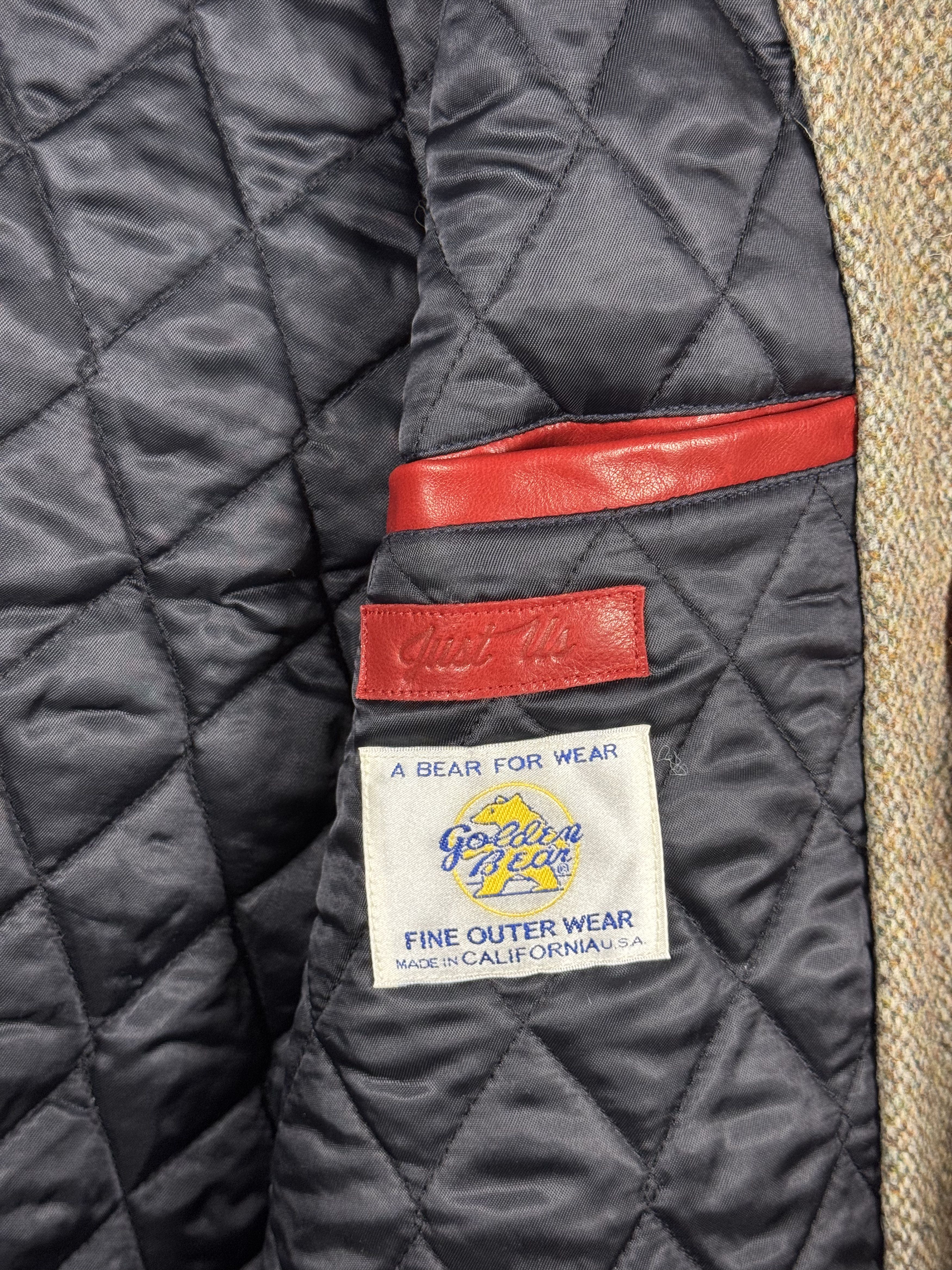 Golden Bear × Kith 2012 Harris Tweed Vest Brown Red Navy Size US L / EU 52-54 / 3 - 8 Thumbnail