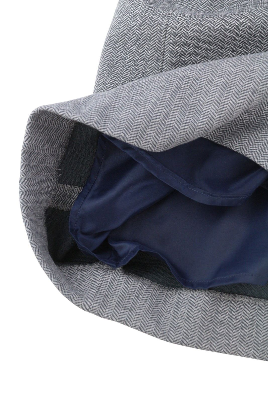 Gant HERRINGBONE JERSEY EU34 Grey Round Neck Dress 85196 Size XS / US 0-2 / IT 36-38 - 6 Thumbnail