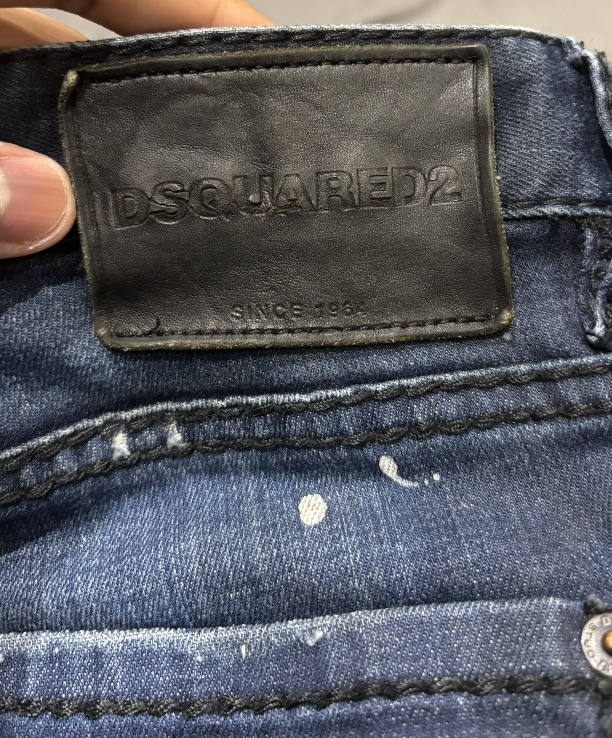 Dsquared2 Dsquared2 Distressed Slim Fit Jeans Size US 38 / EU 54 - 3 Thumbnail