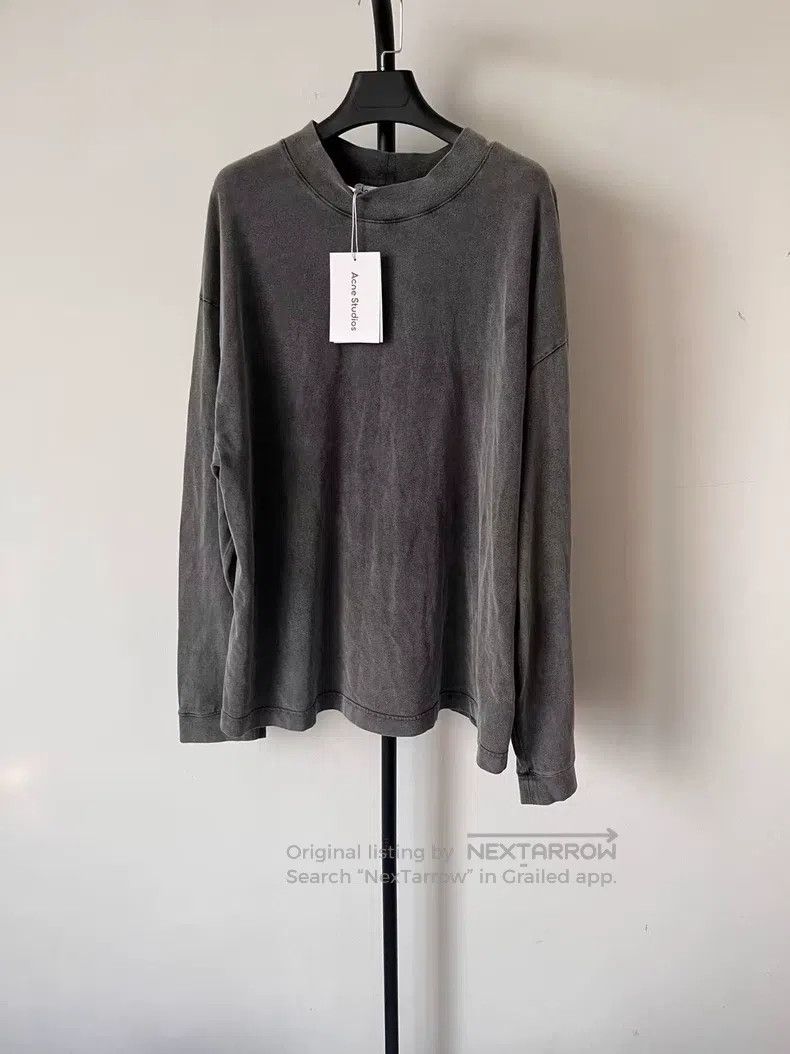 Acne Studios Acne Studios Solid color flat-knit ribbed long-sleeve T-sh Size M / US 6-8 / IT 42-44 - 2 Thumbnail
