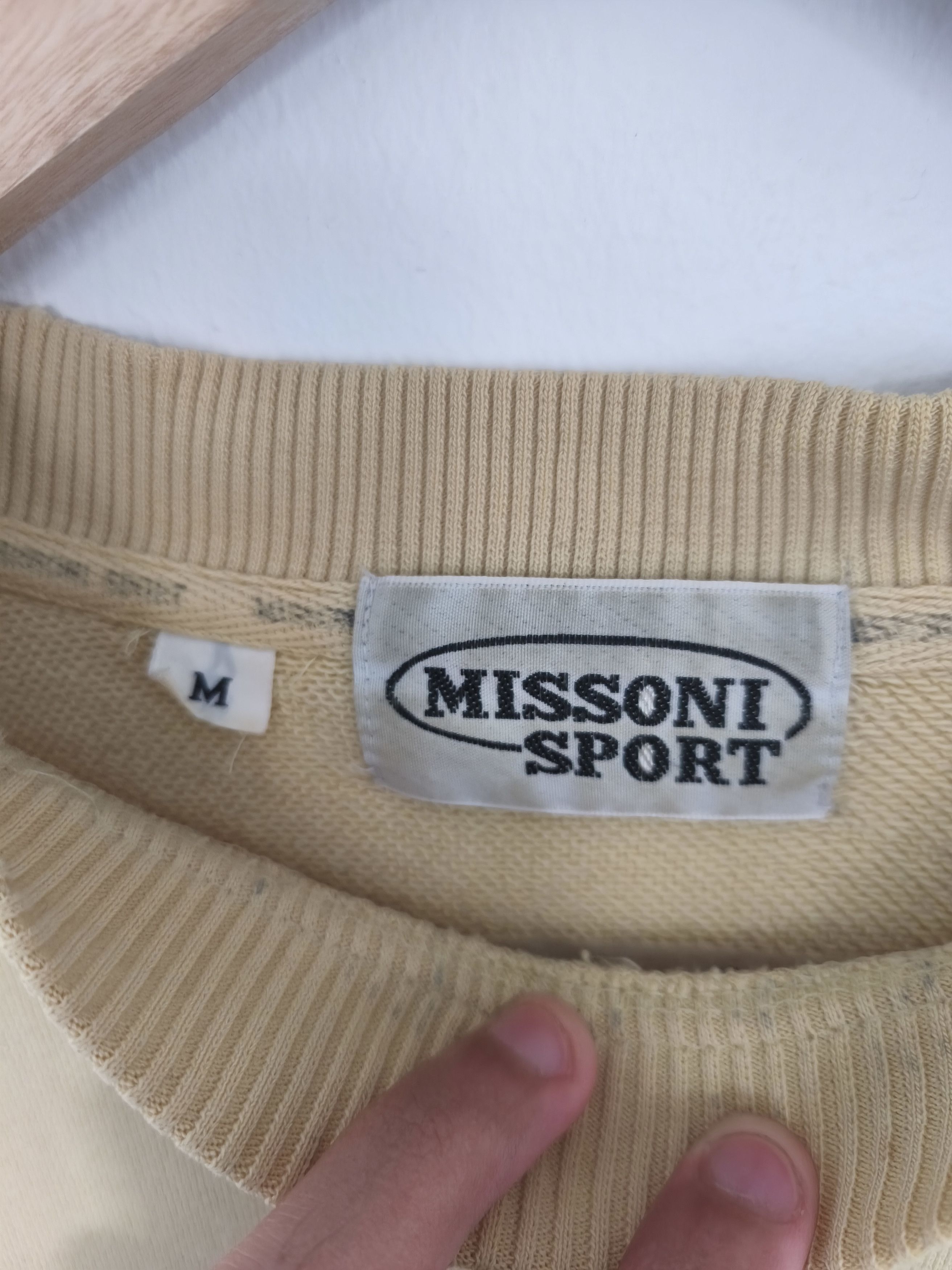 Designer × Missoni Vintage Missoni Sport Embroidery Logo Sweatshirt Size US M / EU 48-50 / 2 - 3 Thumbnail