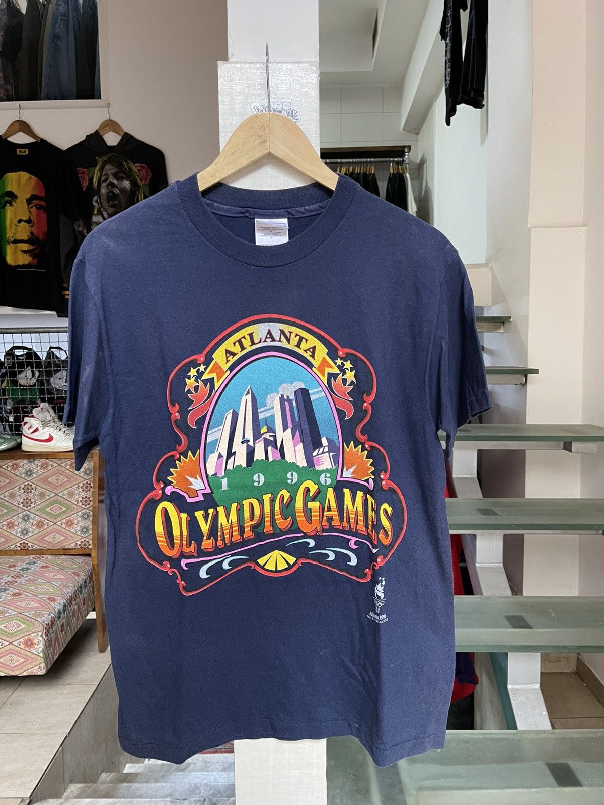 USA Olympics × Vintage Vintage Atlanta Olympic Games t shirt Size US M / EU 48-50 / 2 - 1 Thumbnail