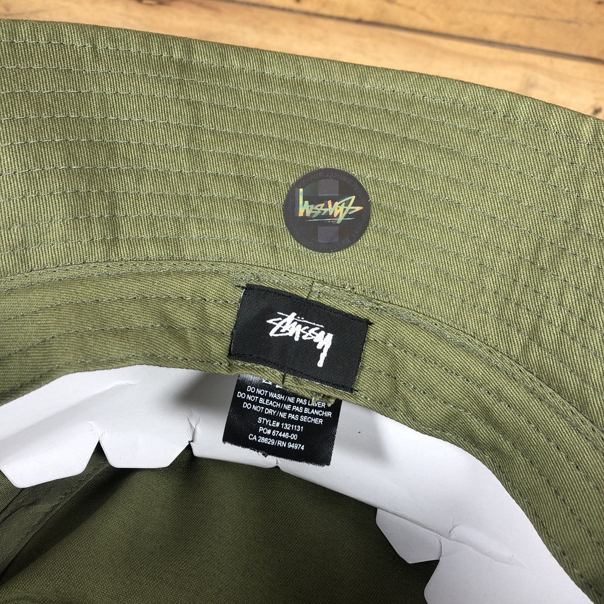 Stussy × Vintage Stussy Twill Lock Up Bucket Size ONE SIZE - 3 Thumbnail