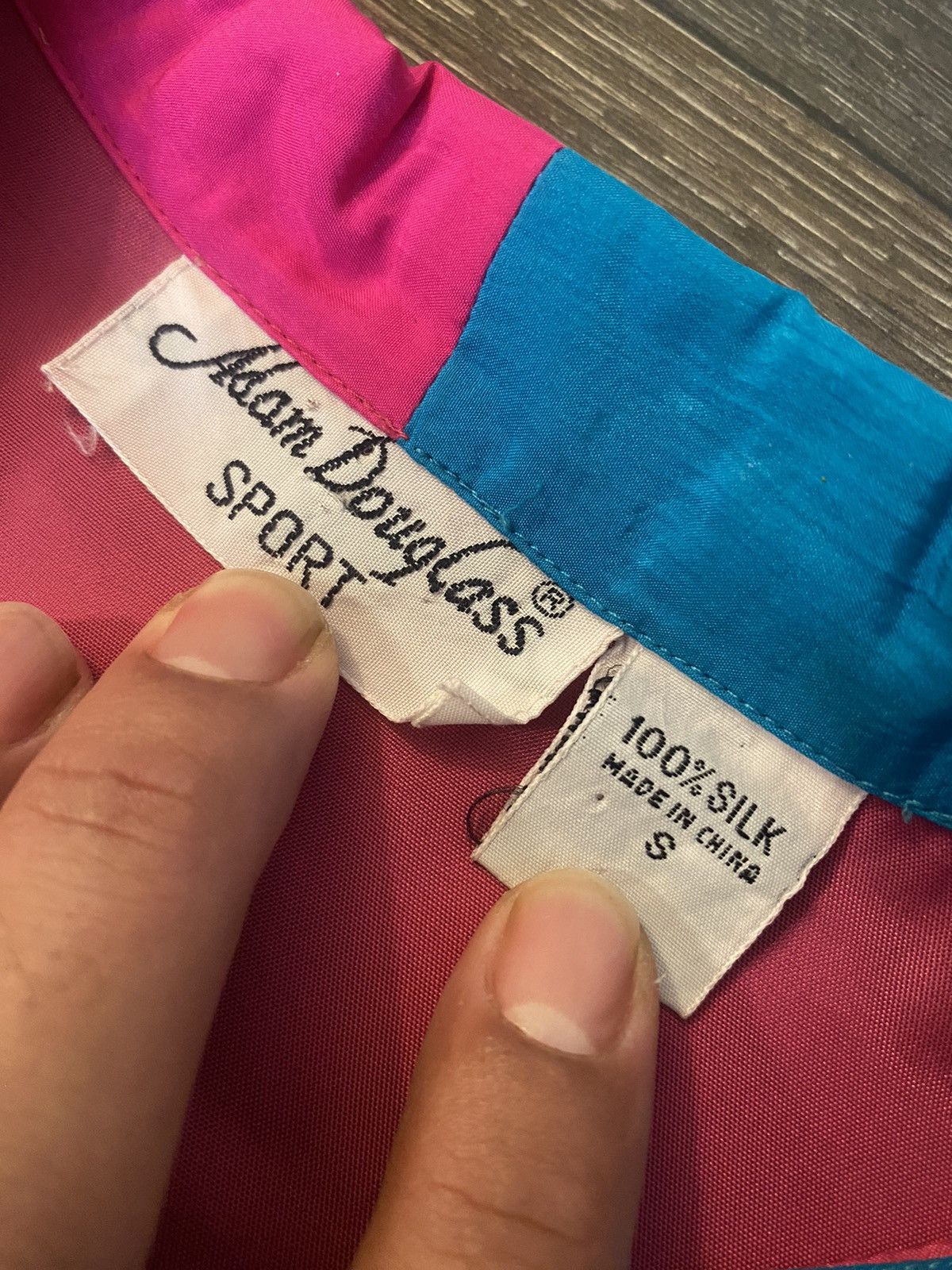 Vintage Vintage Adam Douglas (silk) Shirt Size S / US 4 / IT 40 - 4 Thumbnail