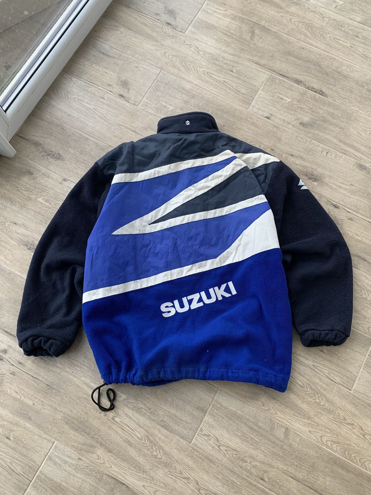 NASCAR 🔥 VINTAGE SUZUKI RACING GSX FLEECE JACKET Size US L / EU 52-54 / 3 - 3 Thumbnail