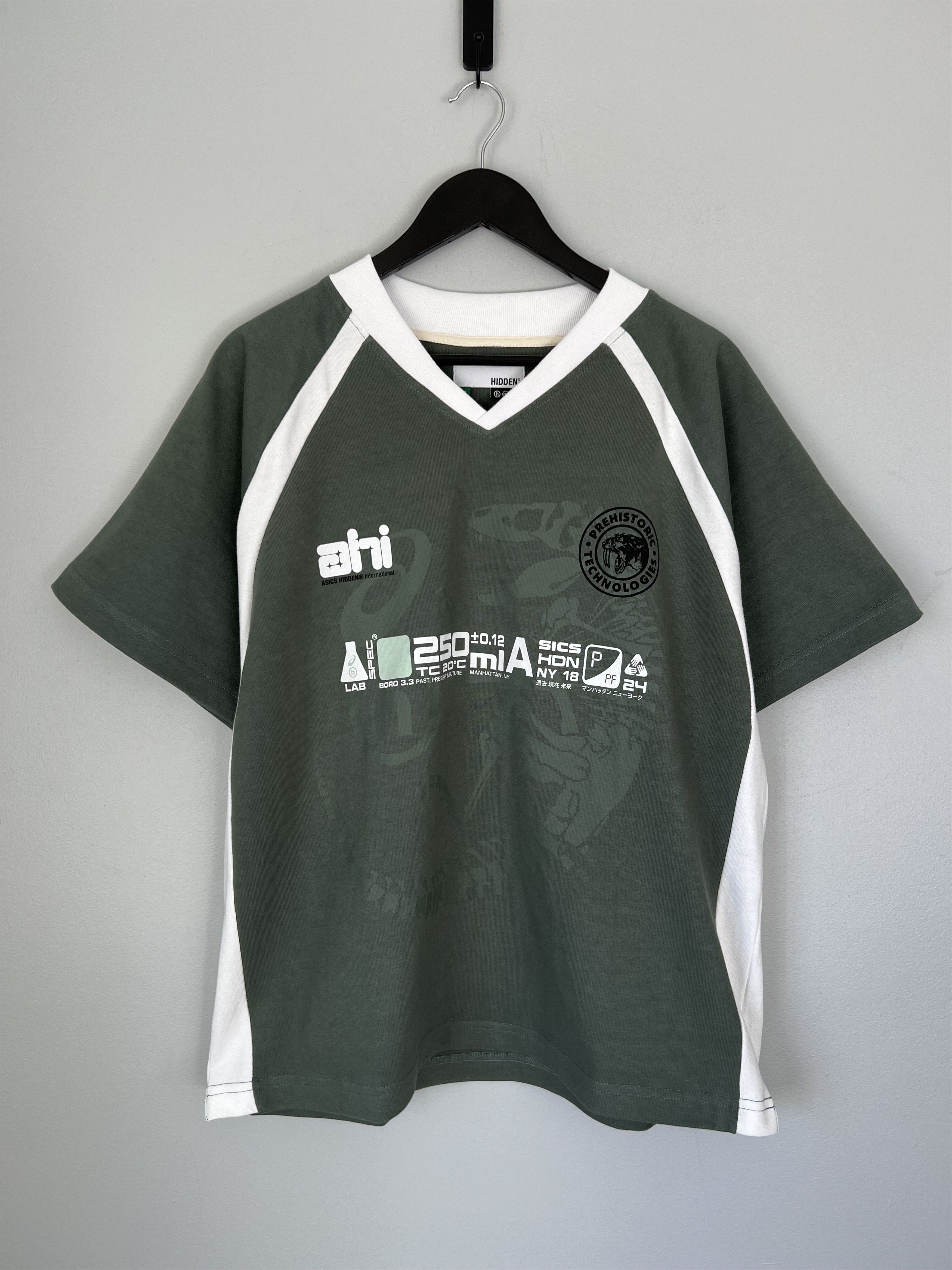 Hidden NY Asics Pretch Uniform Tee in Green
