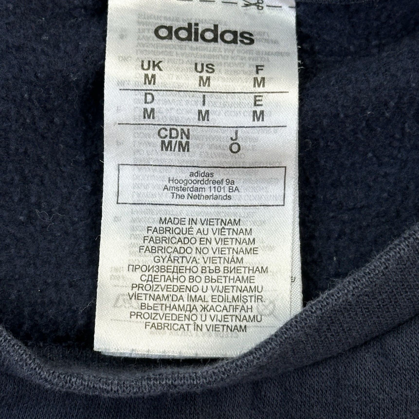 Adidas Adidas Essentials Sweatshirt Mens M Blue 3 Stripe Crewneck Logo Pullover Size US M / EU 48-50 / 2 - 2 Thumbnail