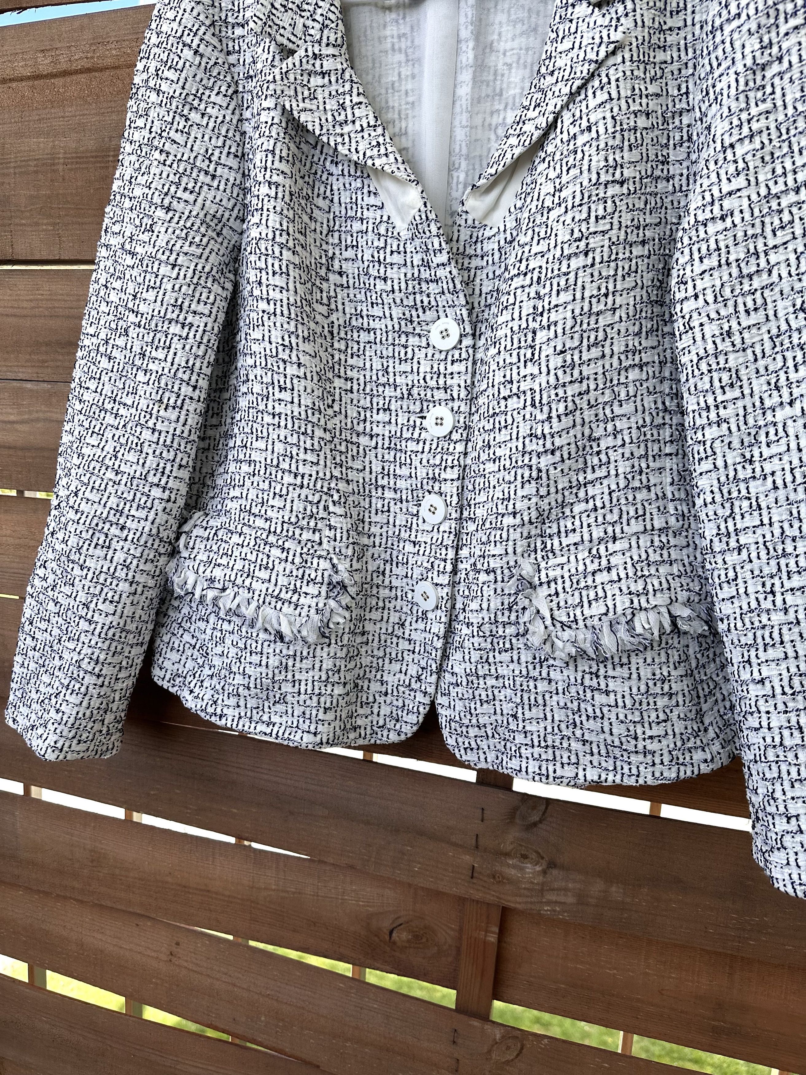 Designer Rena Lange women blazer jacket Size L / US 10 / IT 46 - 3 Thumbnail