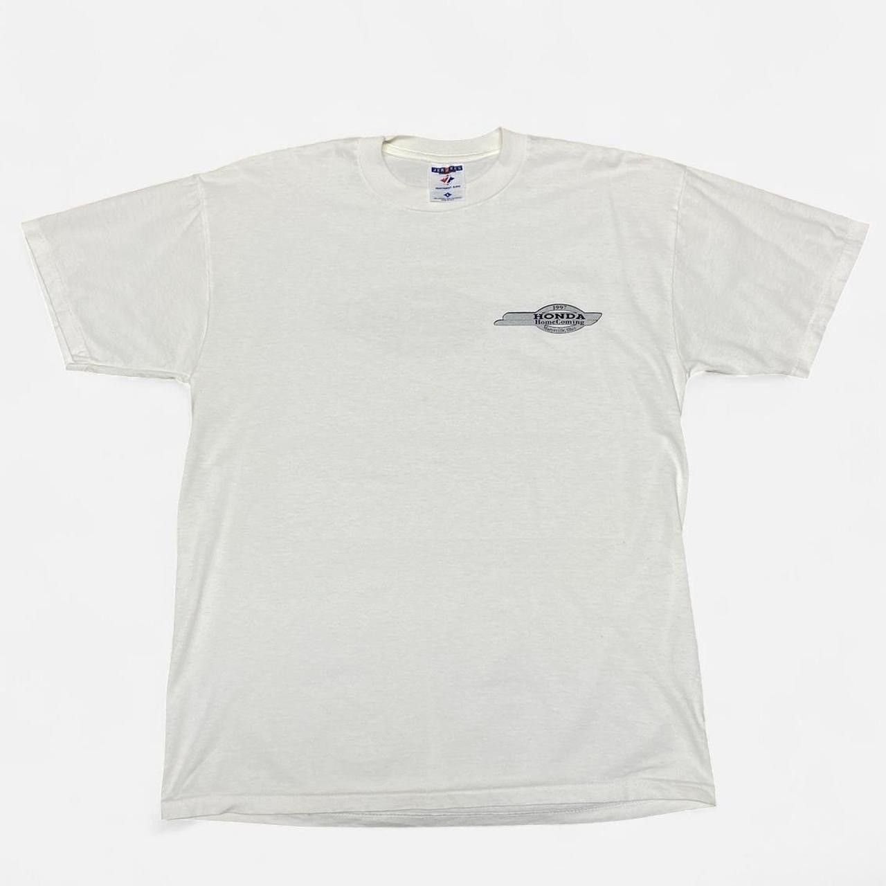 Jerzees 1997 Honda marysville , Ohio graphic white Tshirt Size US L / EU 52-54 / 3 - 6 Thumbnail