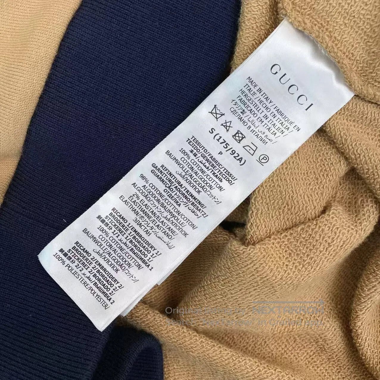 Gucci Guicci Mushroom embroidered back slogan cardigan| Size S / US 4 / IT 40 - 4 Thumbnail
