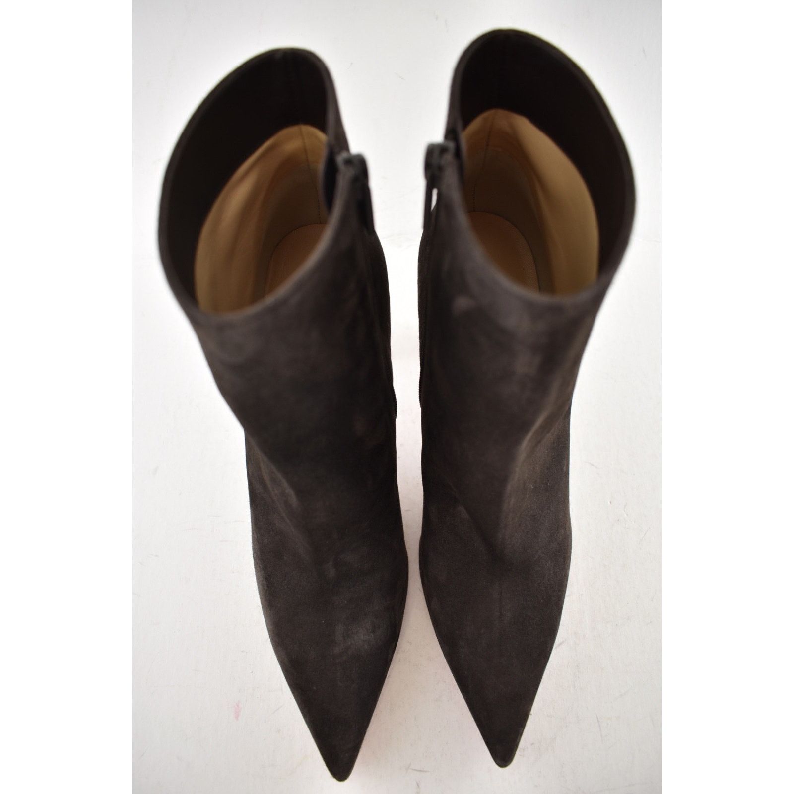 Christian Louboutin Christian Louboutin Vibella Booty 85 Brown Suede Bootie 37 Size US 7 / IT 37 - 12 Thumbnail