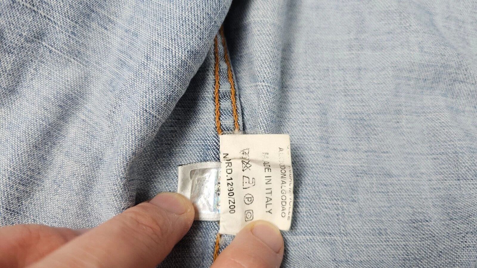 Dolce & Gabbana × Vintage Vintage 90s Dolce & Gabbana Cropped Denim Jacket Size XL / US 12-14 / IT 48-50 - 13 Thumbnail