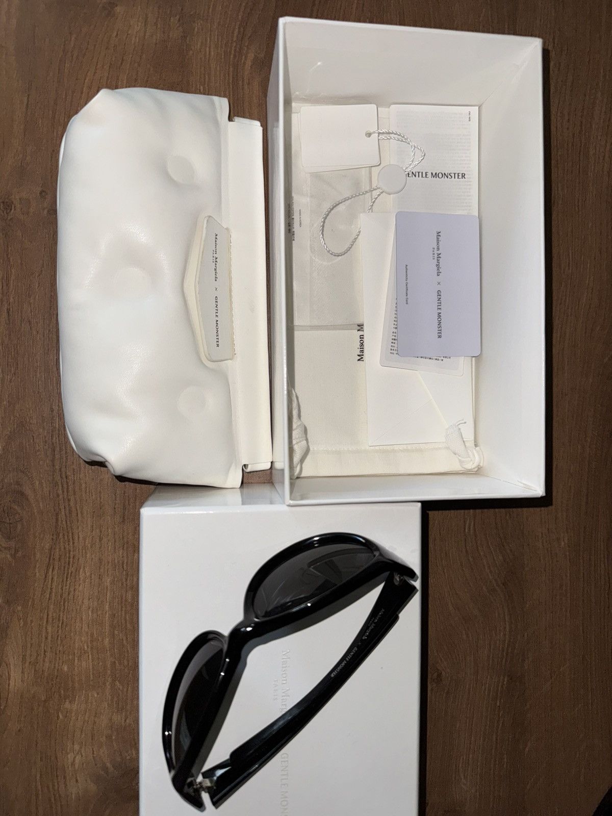 Gentle Monster × Maison Margiela Gentle Monster x Maison Margiela MM104 01 Black Size ONE SIZE - 2 Thumbnail