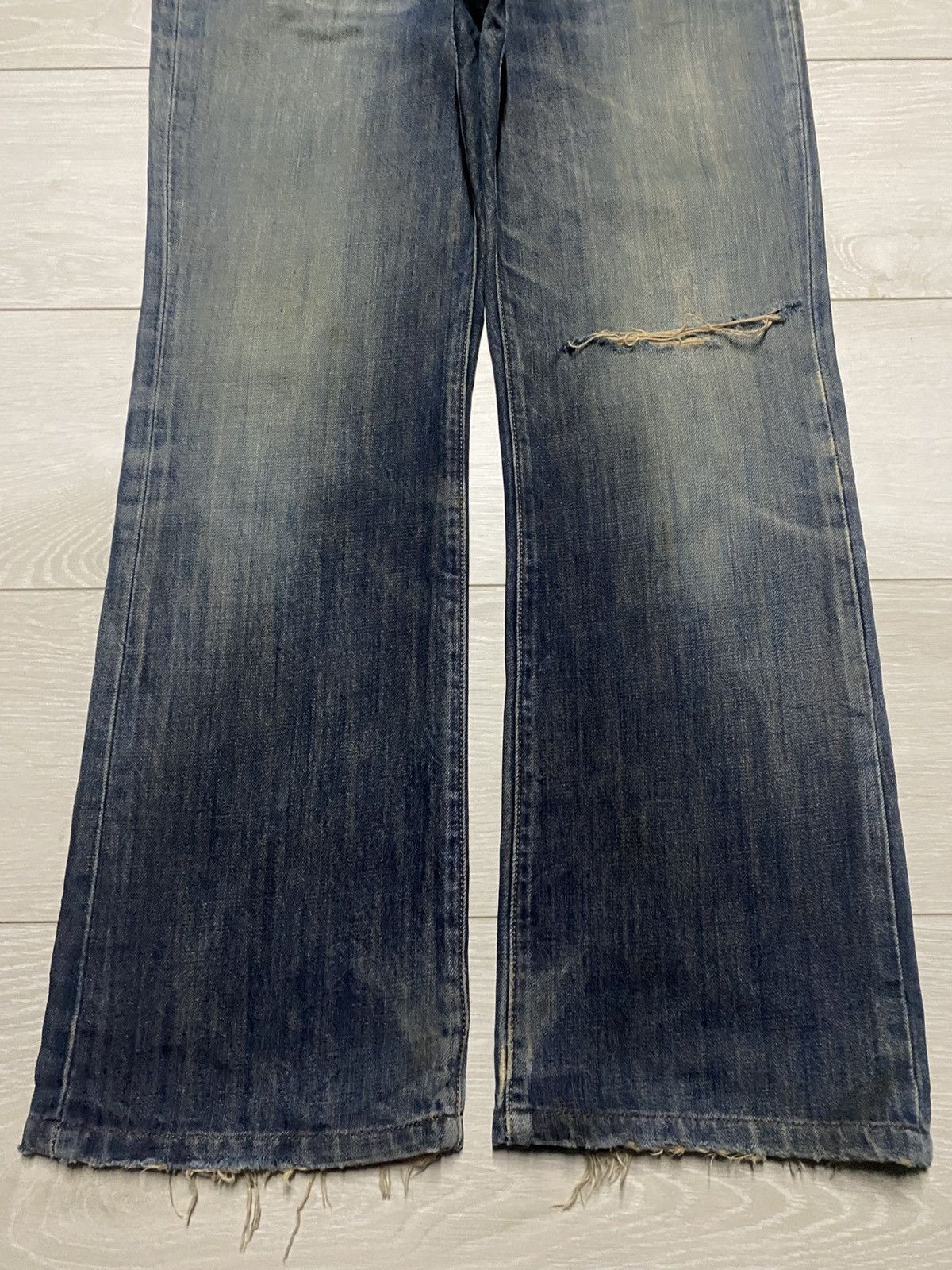 Hysteric Glamour Vintage Japanese Brand Gold Rush Bootcut Flare Jeans Size US 31 - 5 Thumbnail