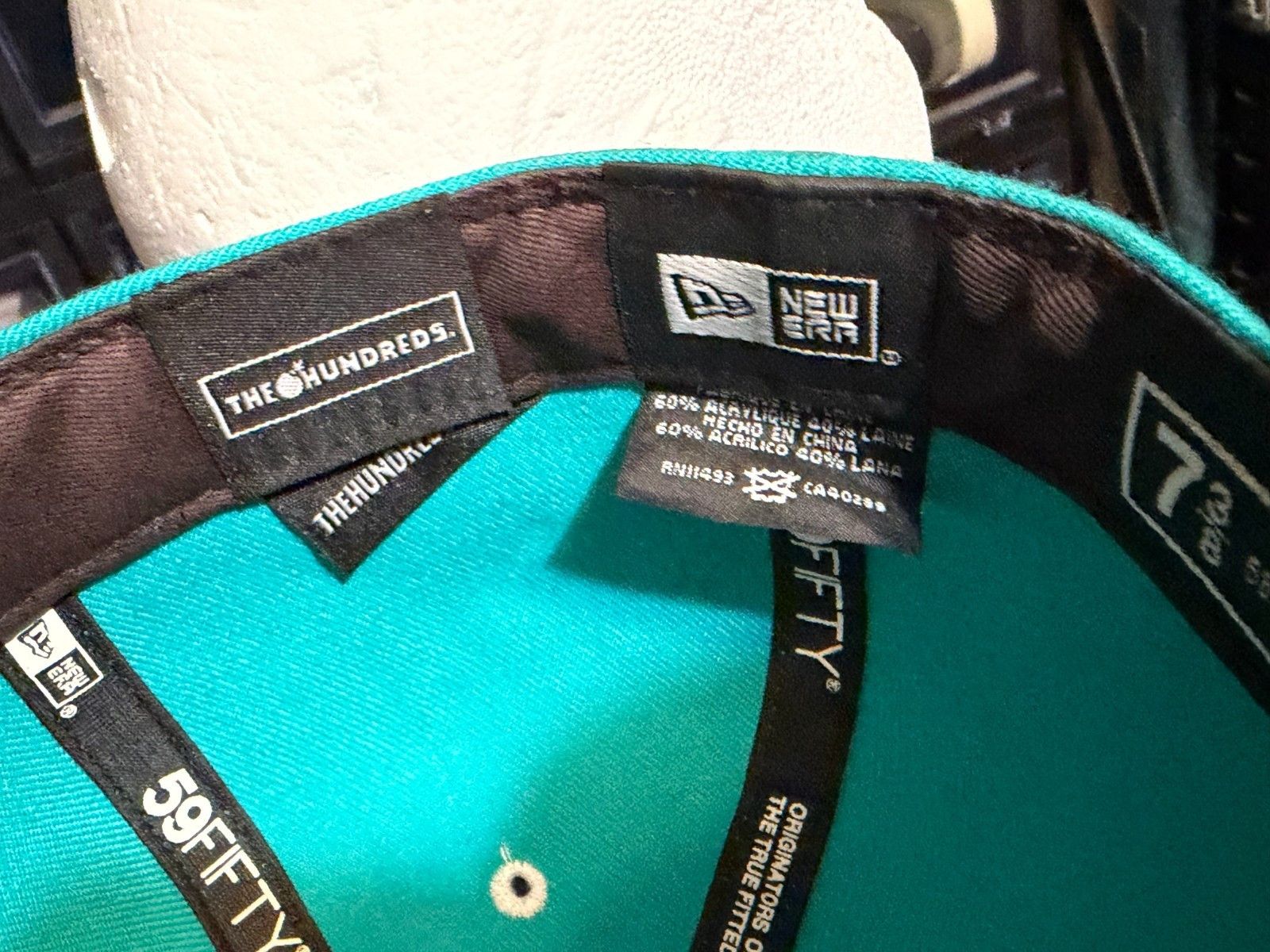 The Hundreds The Hundreds New Era Vintage Teal & Purple Adam Bomb Fitted Size ONE SIZE - 10 Thumbnail