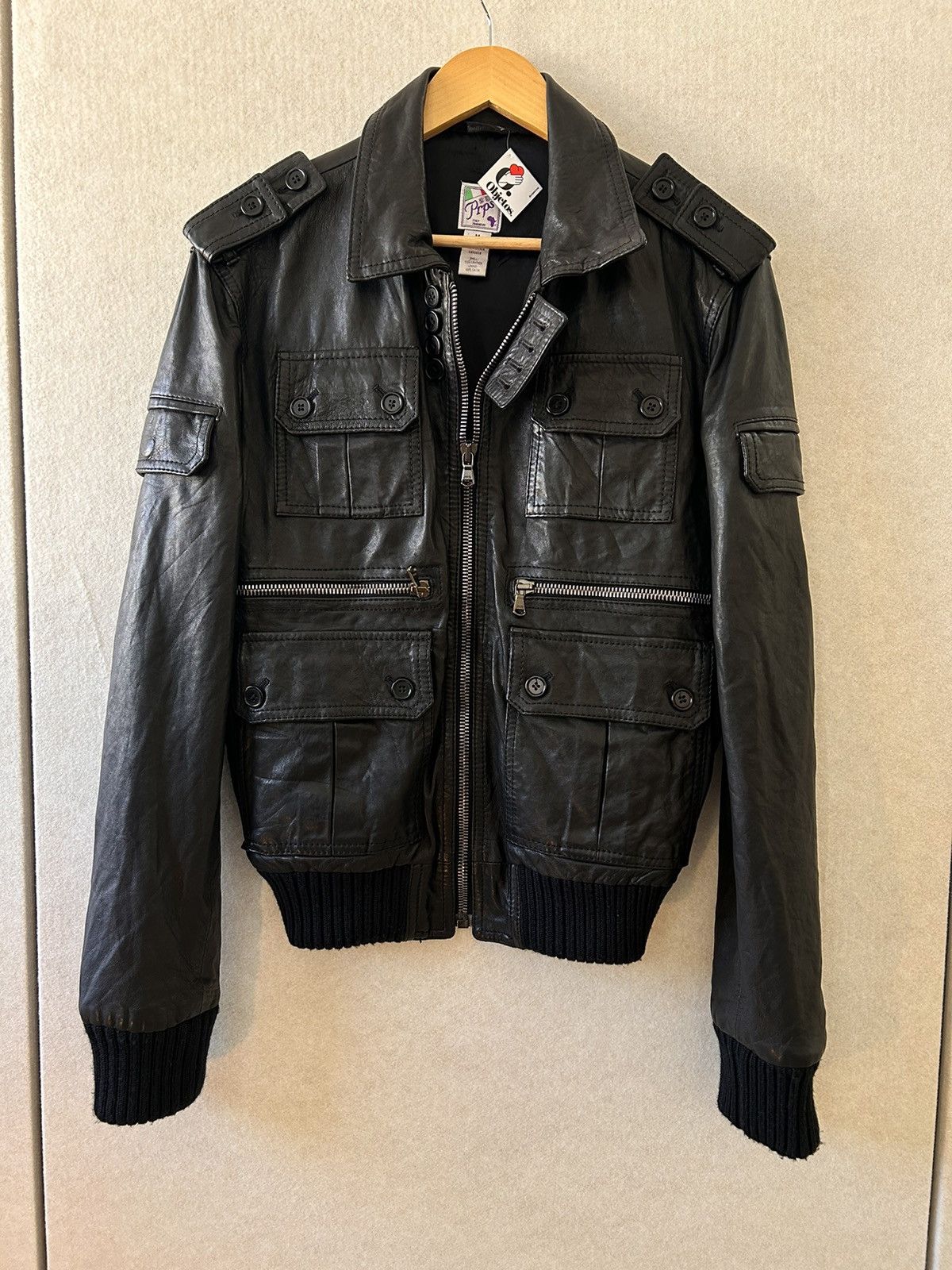 Prps PRPS LEATHER BIKER MADE IN ITALY | Grailed