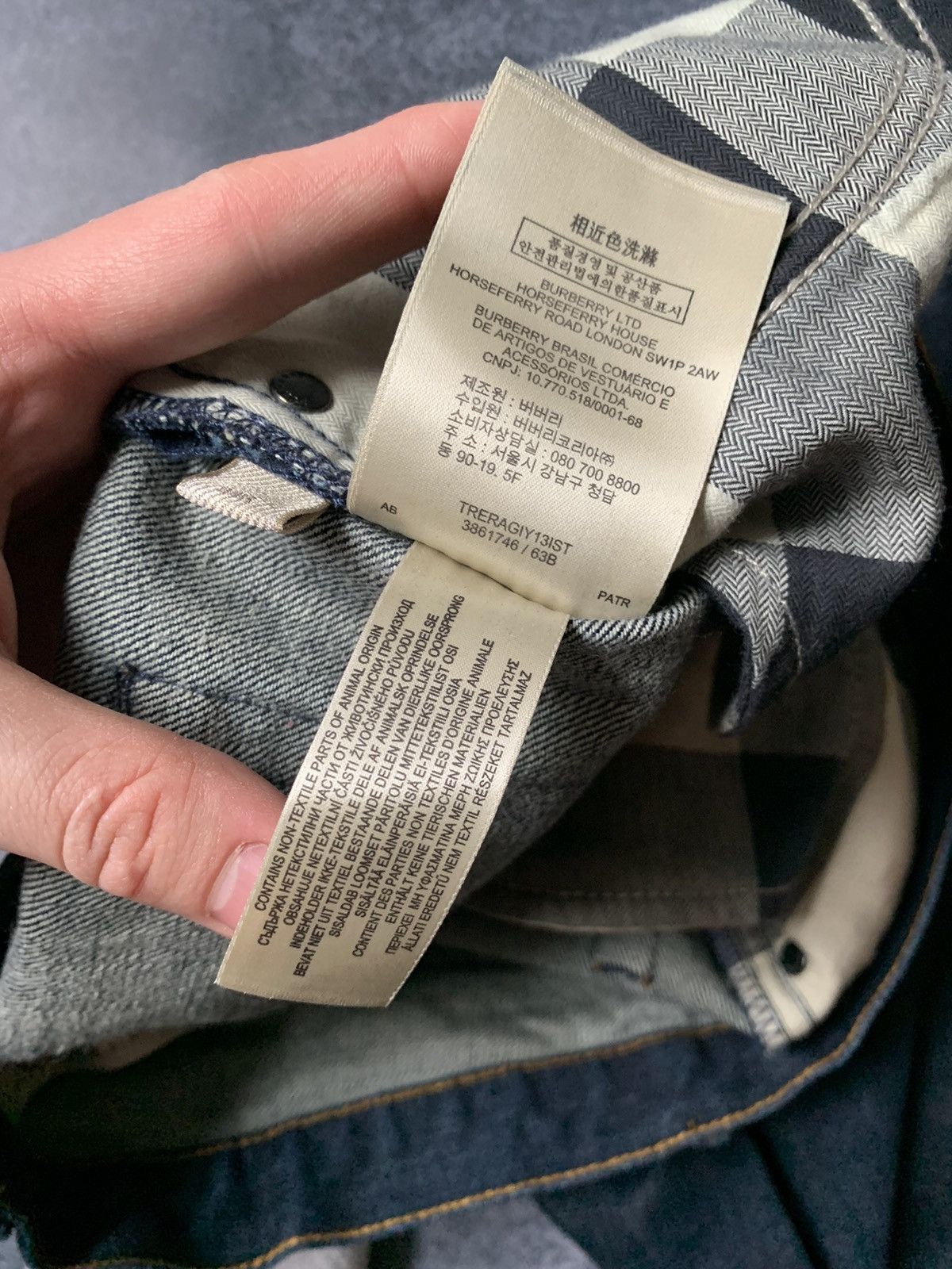 Burberry Burberry Brit Steadman navy Jeans Size US 34 / EU 50 - 15 Thumbnail