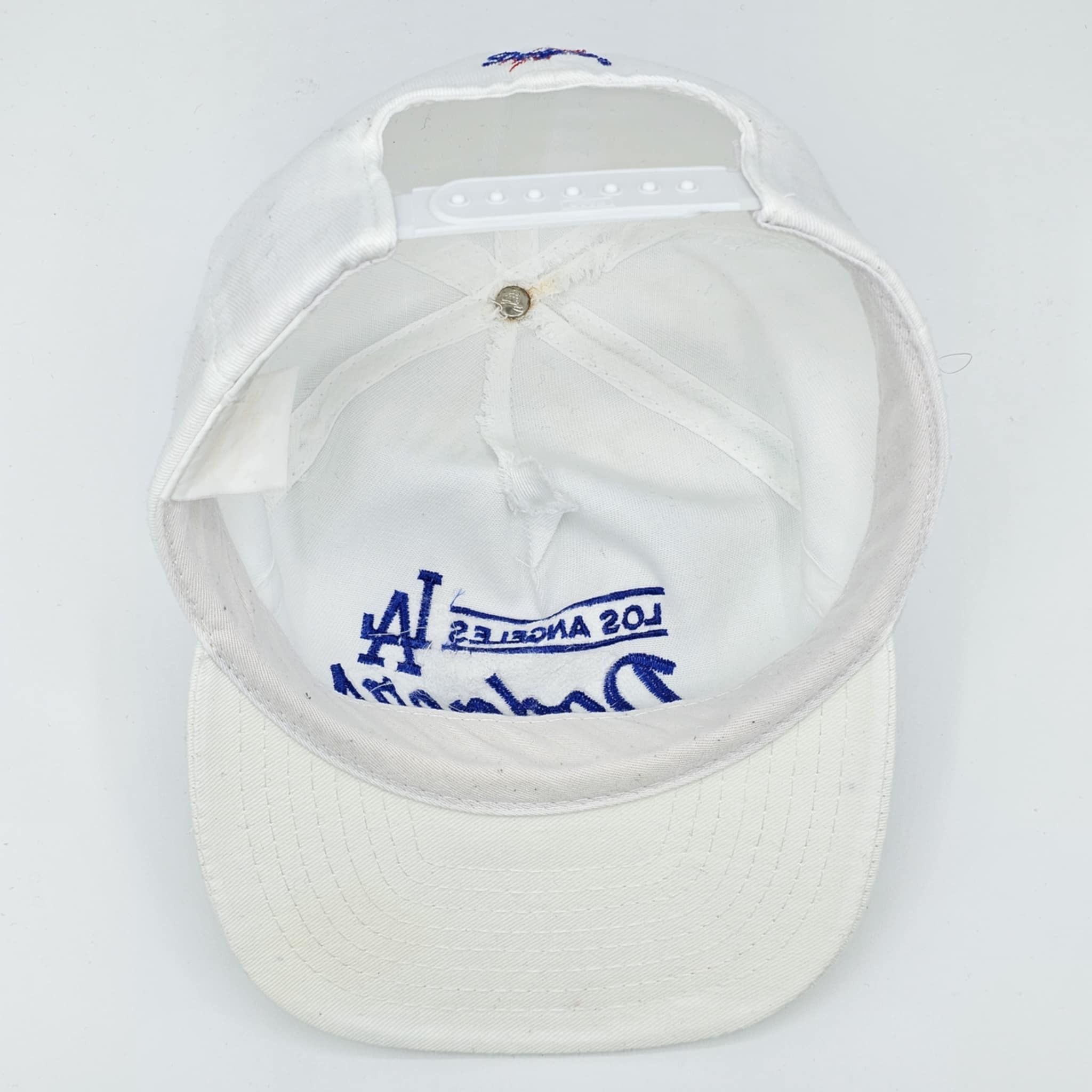 MLB × Vintage Los Angeles Dodgers 80s Annco Bar Script Snapback Hat Size ONE SIZE - 8 Thumbnail