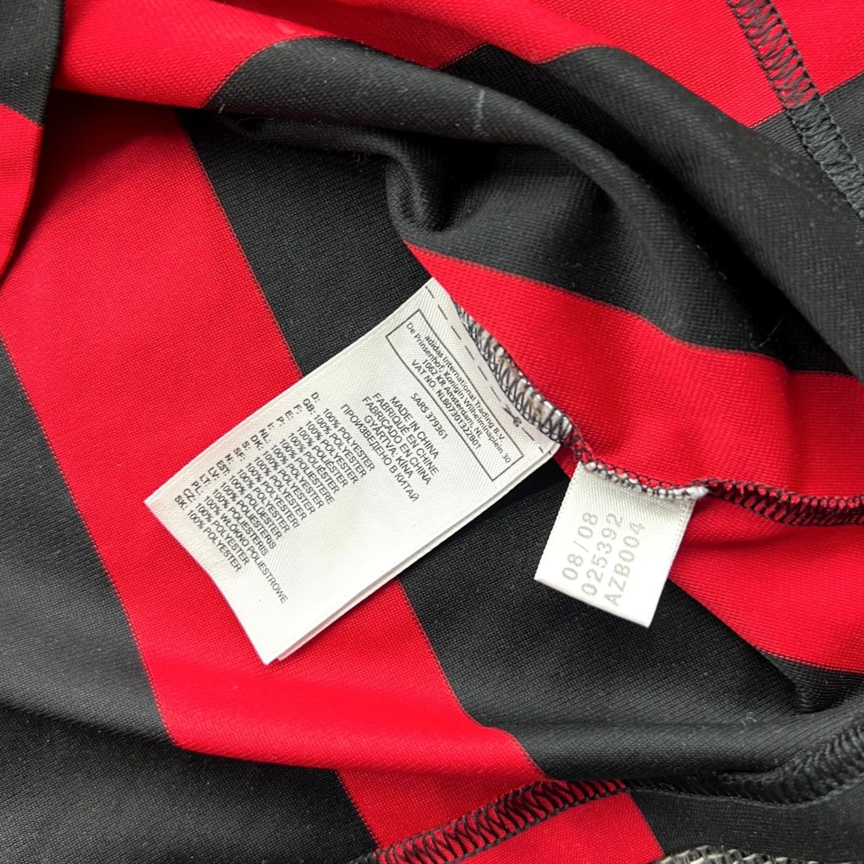 Adidas AC Milan 2008 2009 Home Football Jersey Mens Large Adidas Shirt Size US L / EU 52-54 / 3 - 3 Thumbnail