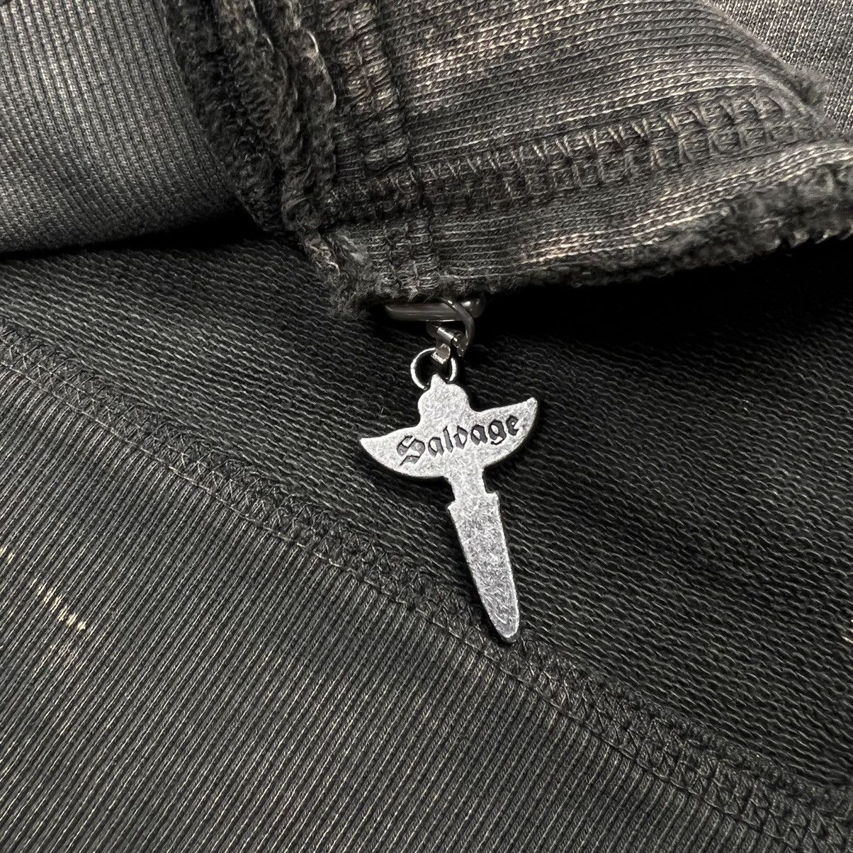 If Six Was Nine × Japanese Brand × Salvage Salvage Hoodie Y2K Skull Cross Wing Japanese Sweatshirt Size US L / EU 52-54 / 3 - 16 Thumbnail