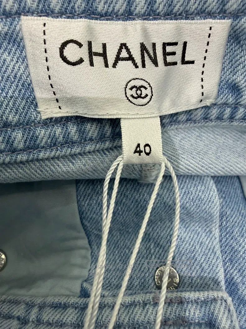 Chanel Chanel Beach series limited light blue jeans Size 26" / US 2 / IT 38 - 3 Thumbnail