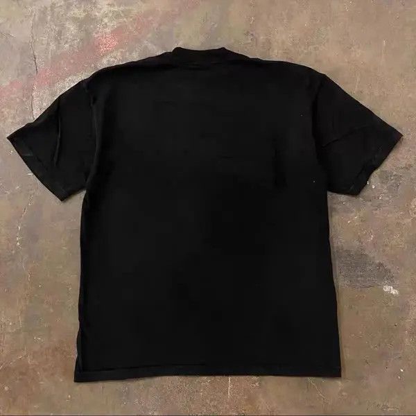 Vintage Pepper x Nami Black Loose Letter Print Short Sleeve T-Shirt Size US M / EU 48-50 / 2 - 2 Thumbnail