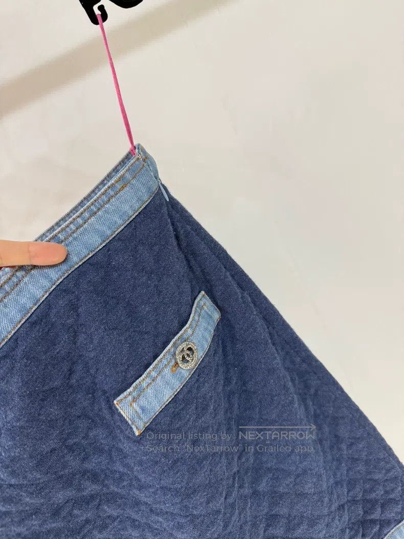 Chanel Chanel 20P two-pocket denim skirt Size 25" / US 0 / IT 36 - 3 Thumbnail
