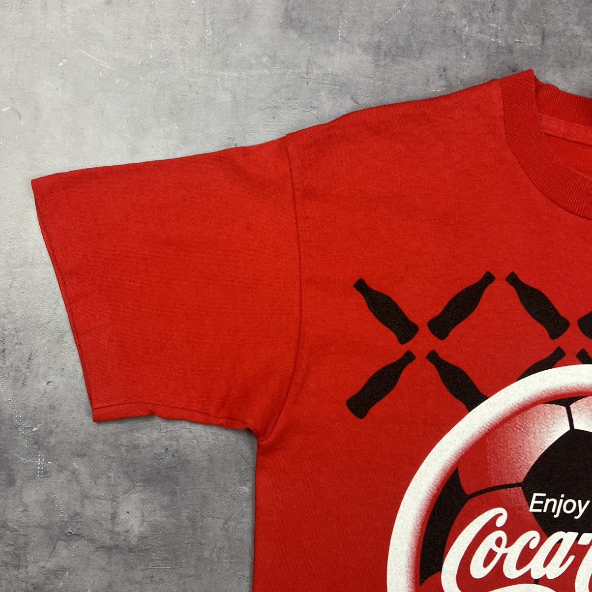 Coca Cola Rare! Coca Cola Euro 1996 Vintage Screen Stars Tee 90s Size US M / EU 48-50 / 2 - 2 Thumbnail