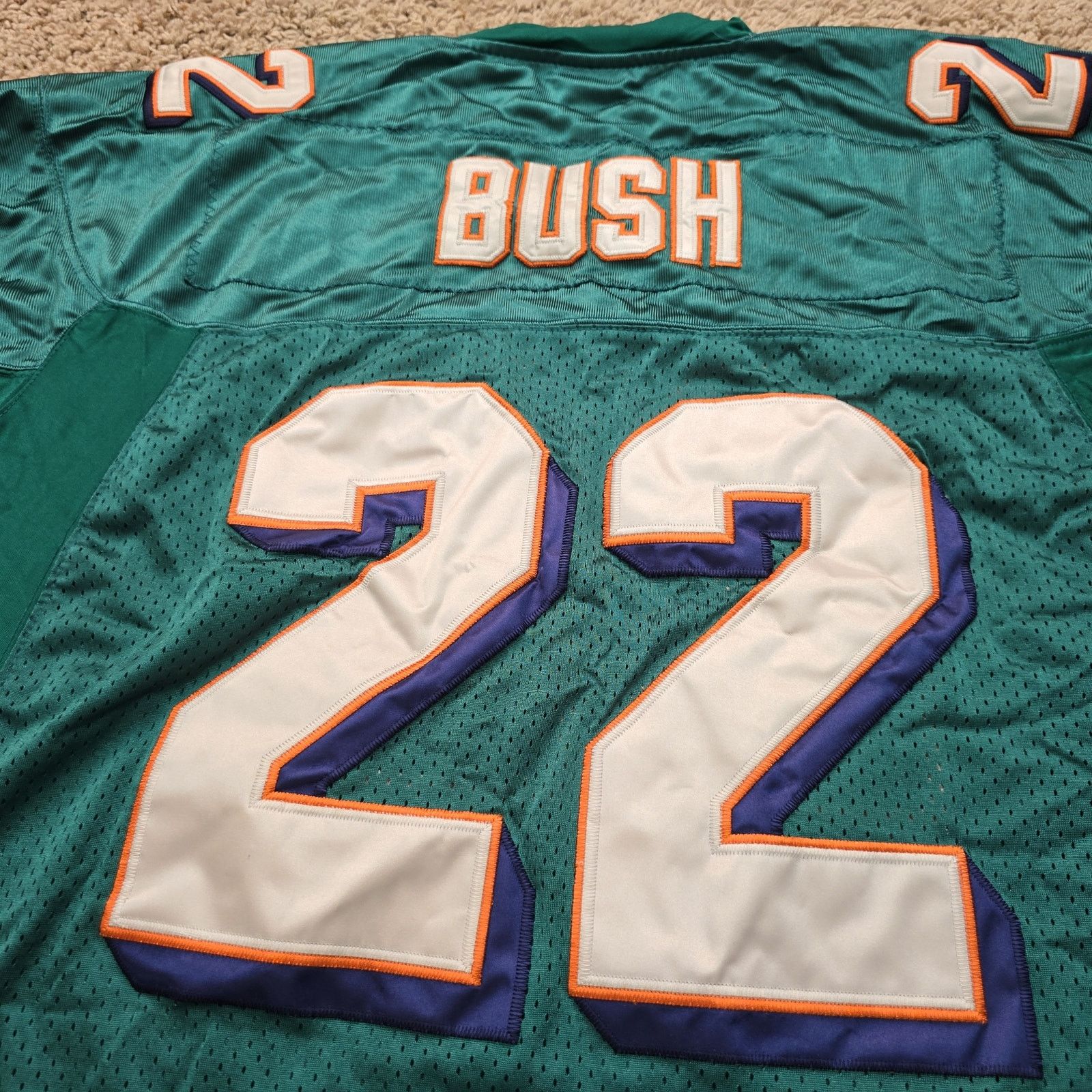Reebok Miami Dolphins Reggie Bush Jersey Jersey Size 52 NFL Reebok Size US XL / EU 56 / 4 - 5 Thumbnail