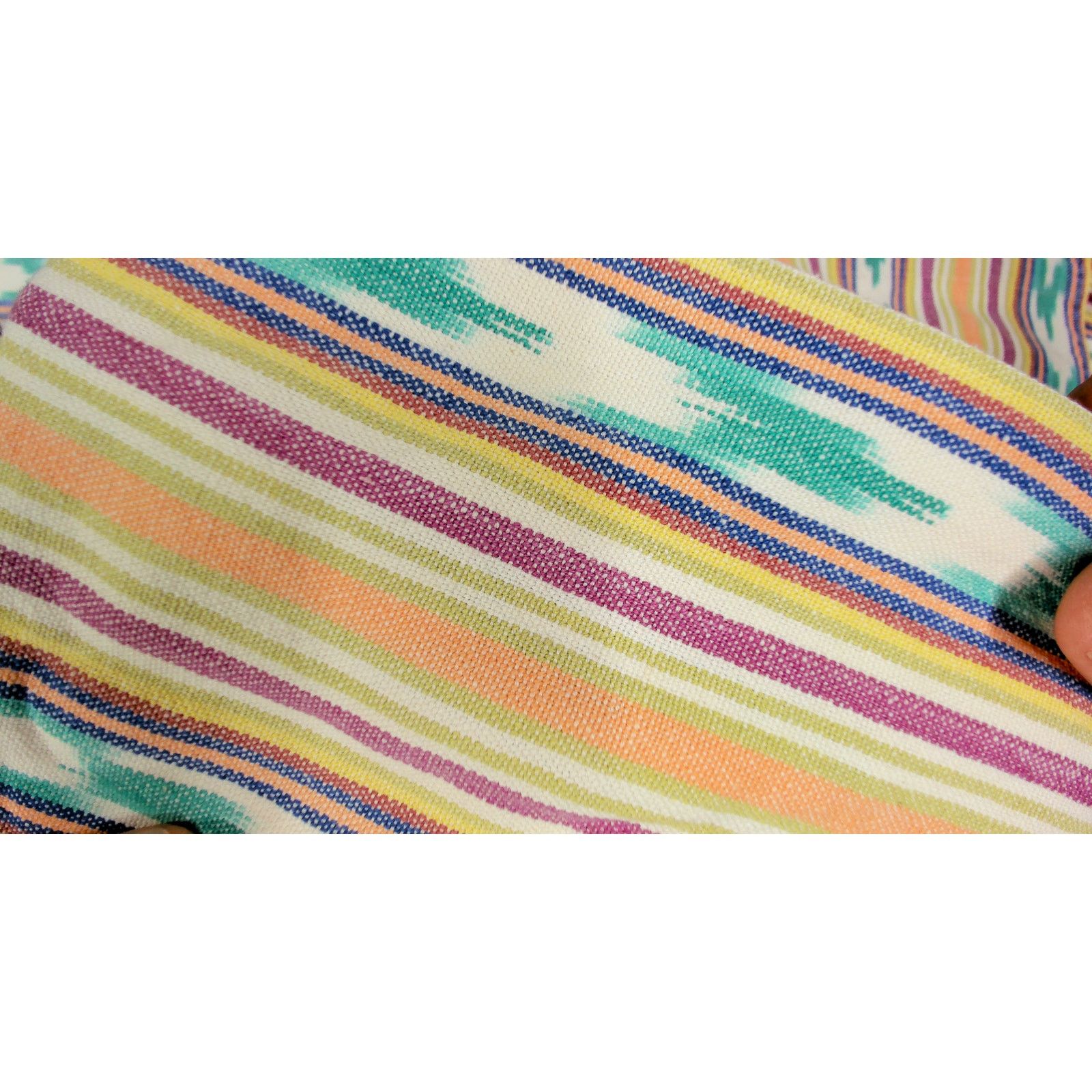 Vintage VTG Y2K Pastel Ikat Boxy Drop-Shoulder Festival Button Up Size XL / US 12-14 / IT 48-50 - 8 Thumbnail