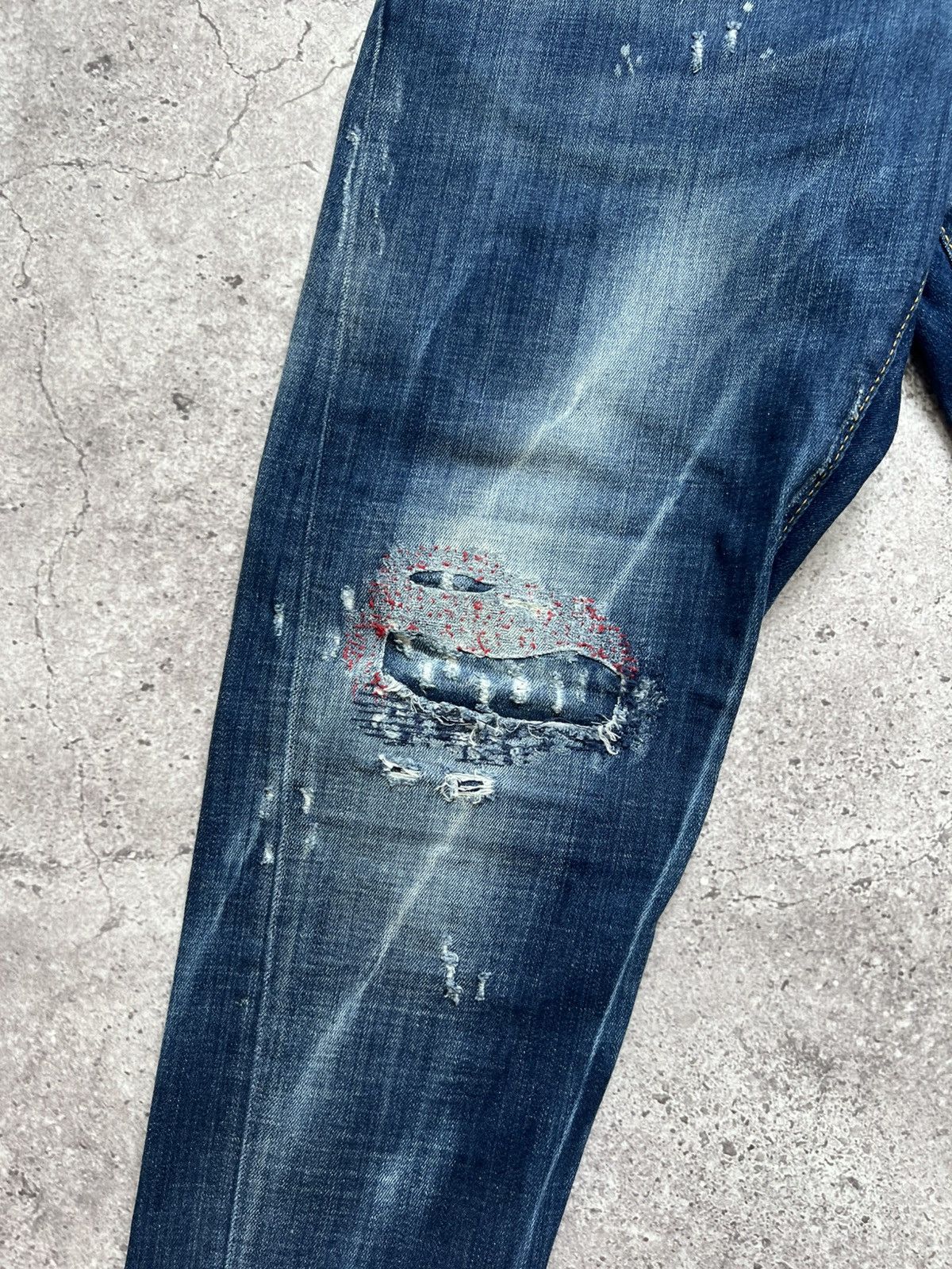 Dsquared2 Dsquared2 Sexy Twist Denim Jeans Distressed Casual Size US 32 / EU 48 - 7 Thumbnail