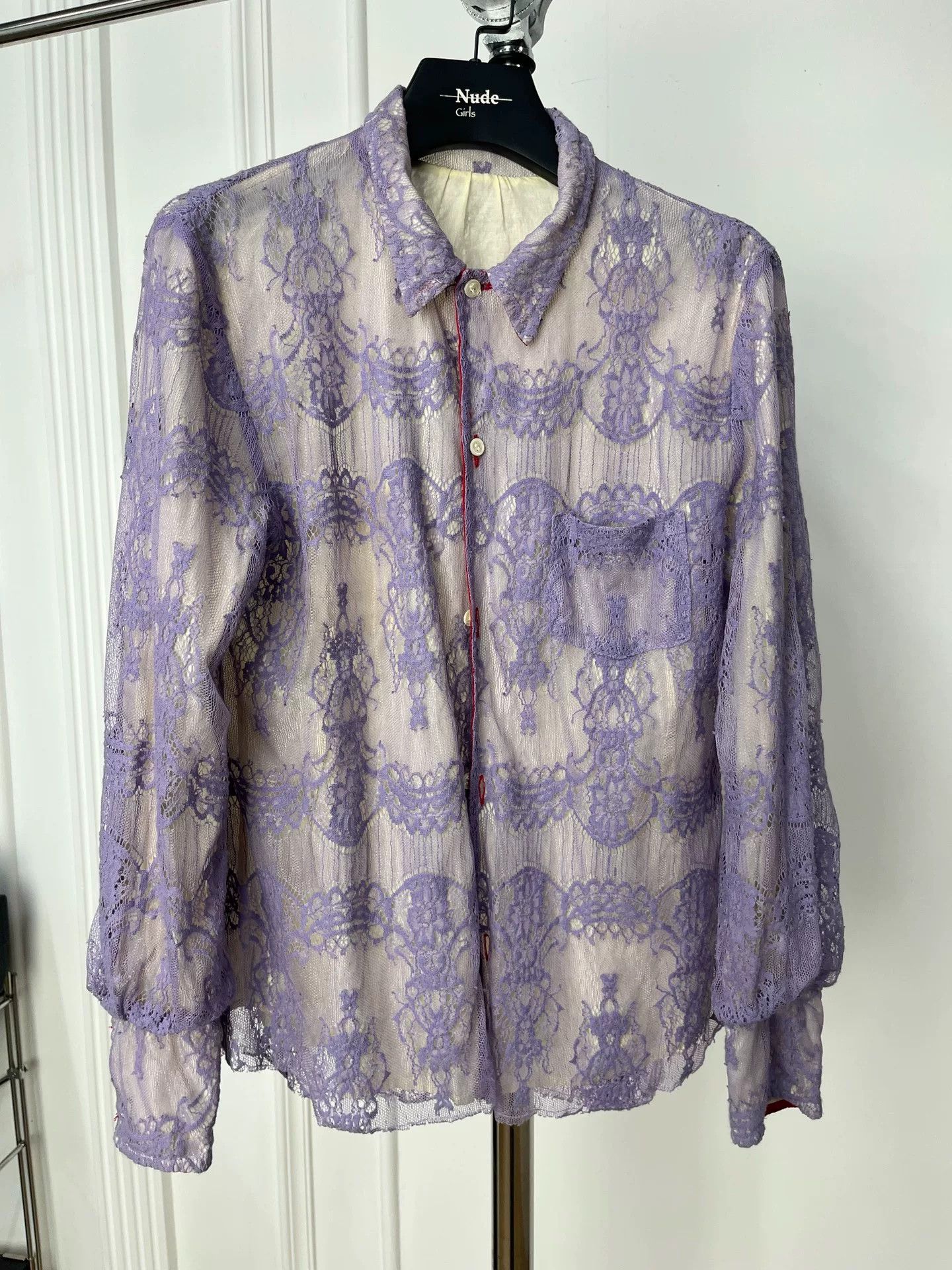 Undercover Undercover Lace Shirt Double-Sided Wear Size M / US 6-8 / IT 42-44 - 1 Thumbnail