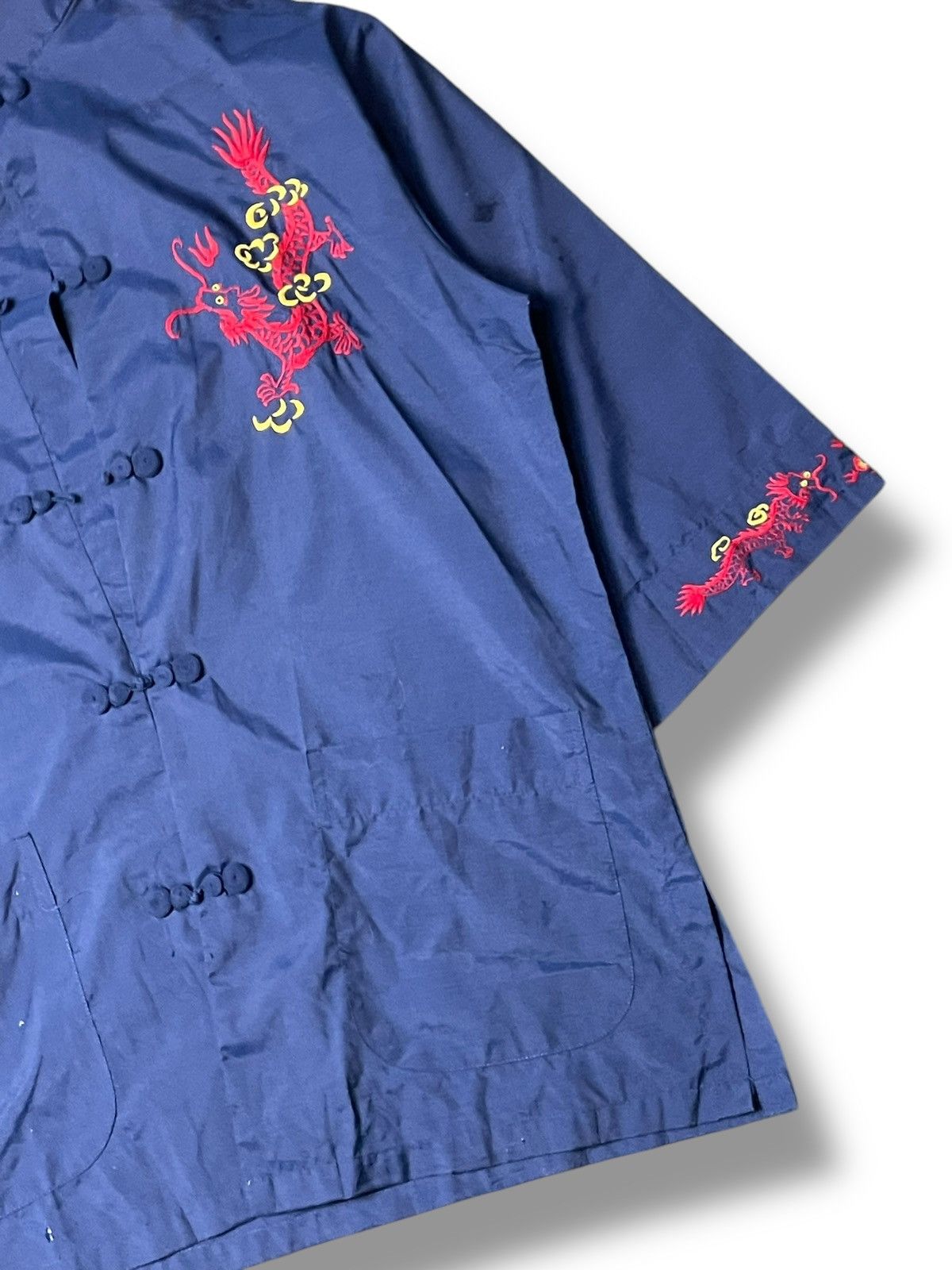 Japanese Brand × Vintage Vintage Health Brand Dragon Embroidered Tang Suit (83) Size US M / EU 48-50 / 2 - 3 Thumbnail