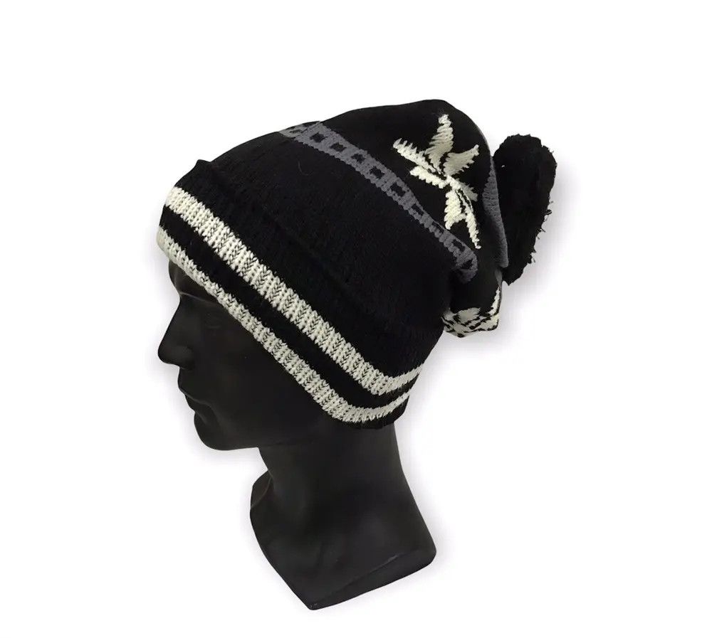 Japanese Brand × Vintage Japanese Brand Print Beanie Hat Size ONE SIZE - 1 Thumbnail