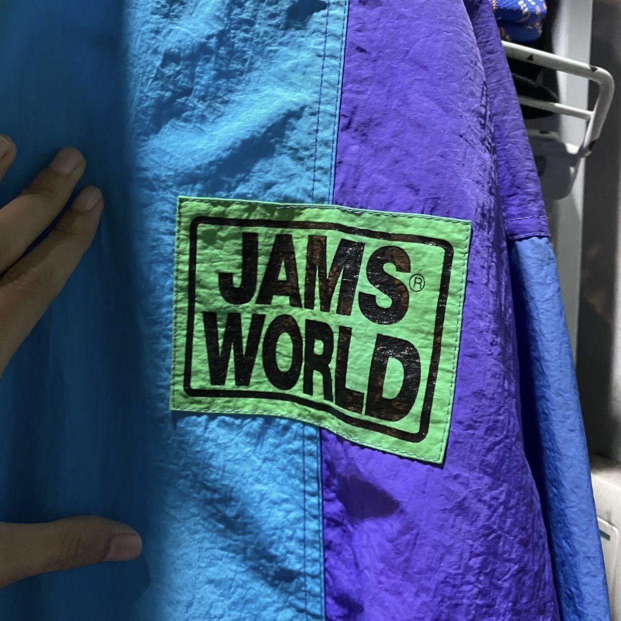 Jams World VTG 90s Jams World Honolulu Hawaii Colorblock Windbreaker Size US XL / EU 56 / 4 - 8 Thumbnail