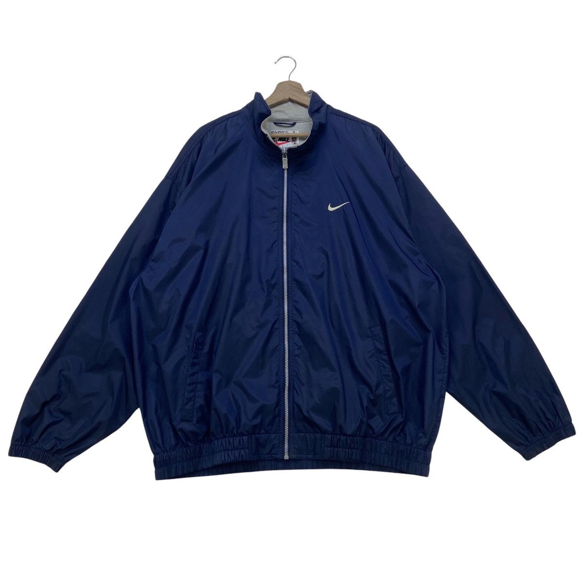 Nike Vintage Nike Swoosh Zipper Light Jacket Size US XXL / EU 58 / 5 - 1 Thumbnail