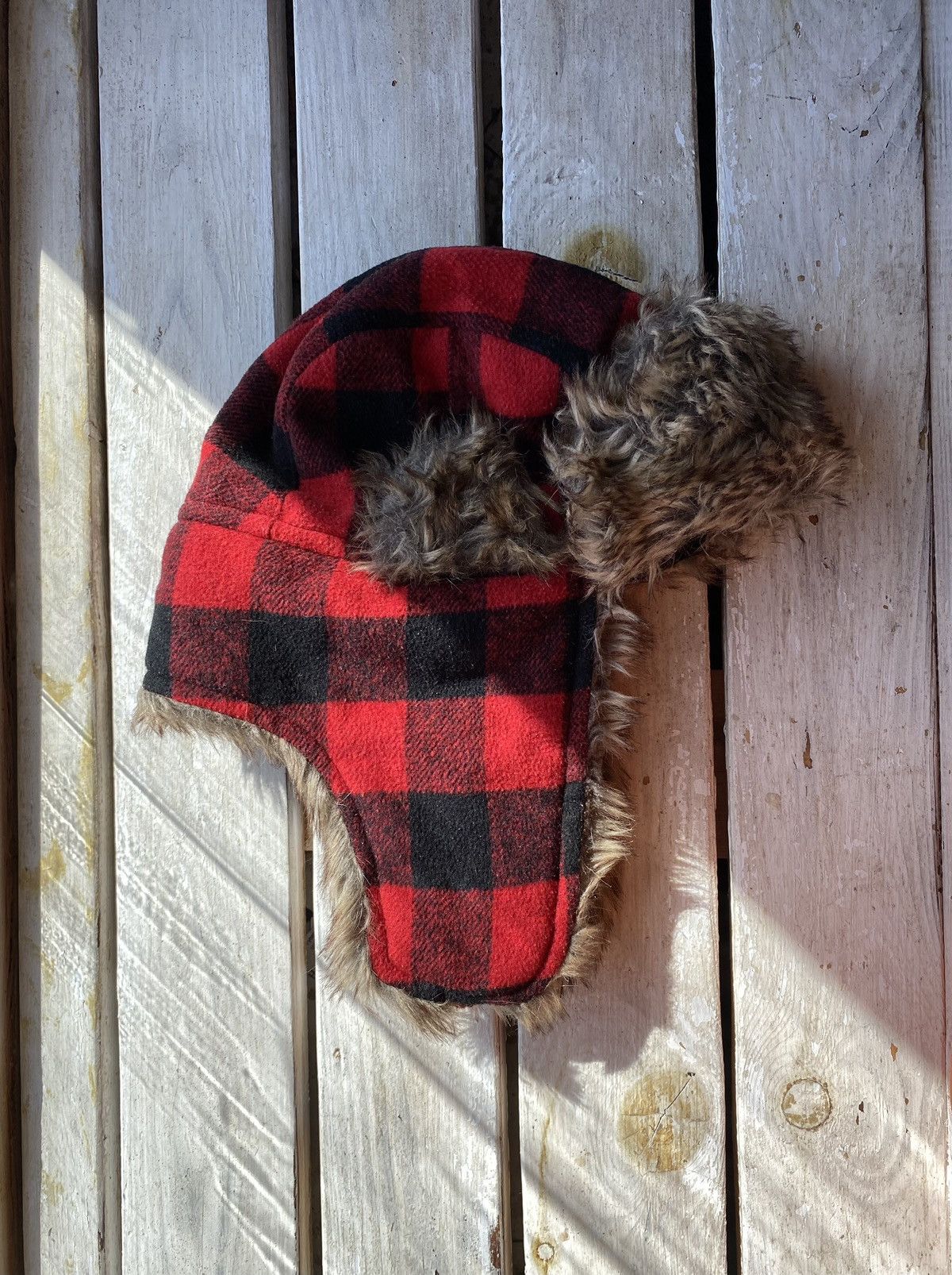 Japanese Brand × Vintage Y2K HYPE FUZZY MOHAIRE AVIATOR USSR USHANKA HAT bubble Size ONE SIZE - 4 Thumbnail
