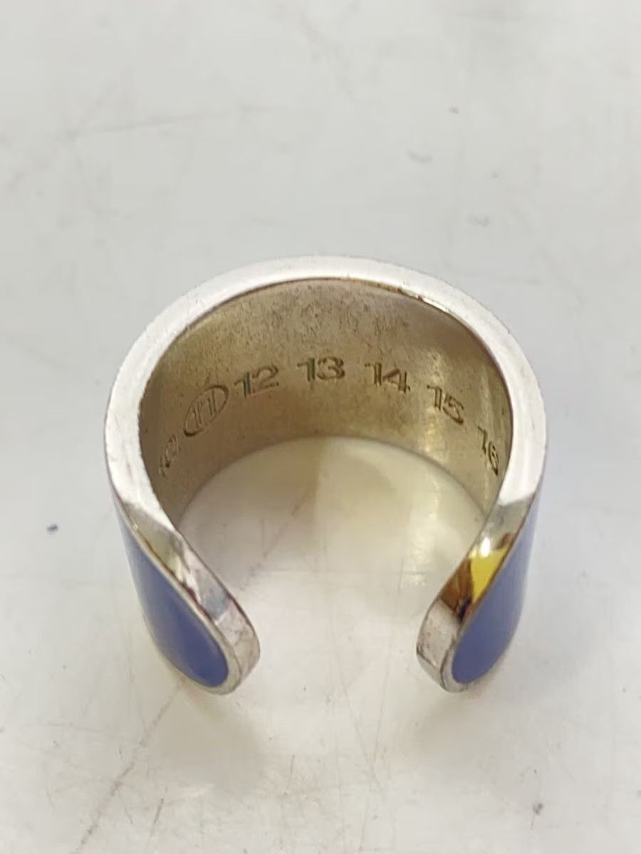 Maison Margiela Blue Open Ring Size ONE SIZE - 3 Thumbnail