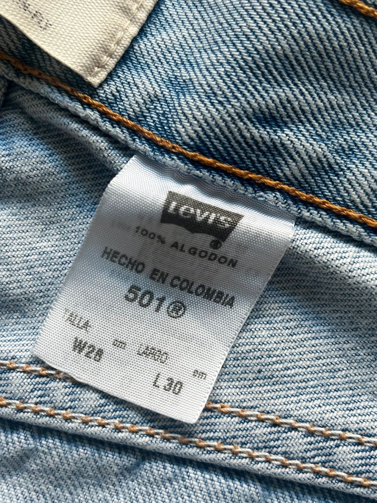 Levi's Levi's 501 Distressed Sz W 28 L 30 2008 Y2K Light Blue Size 28" / US 6 / IT 42 - 11 Thumbnail