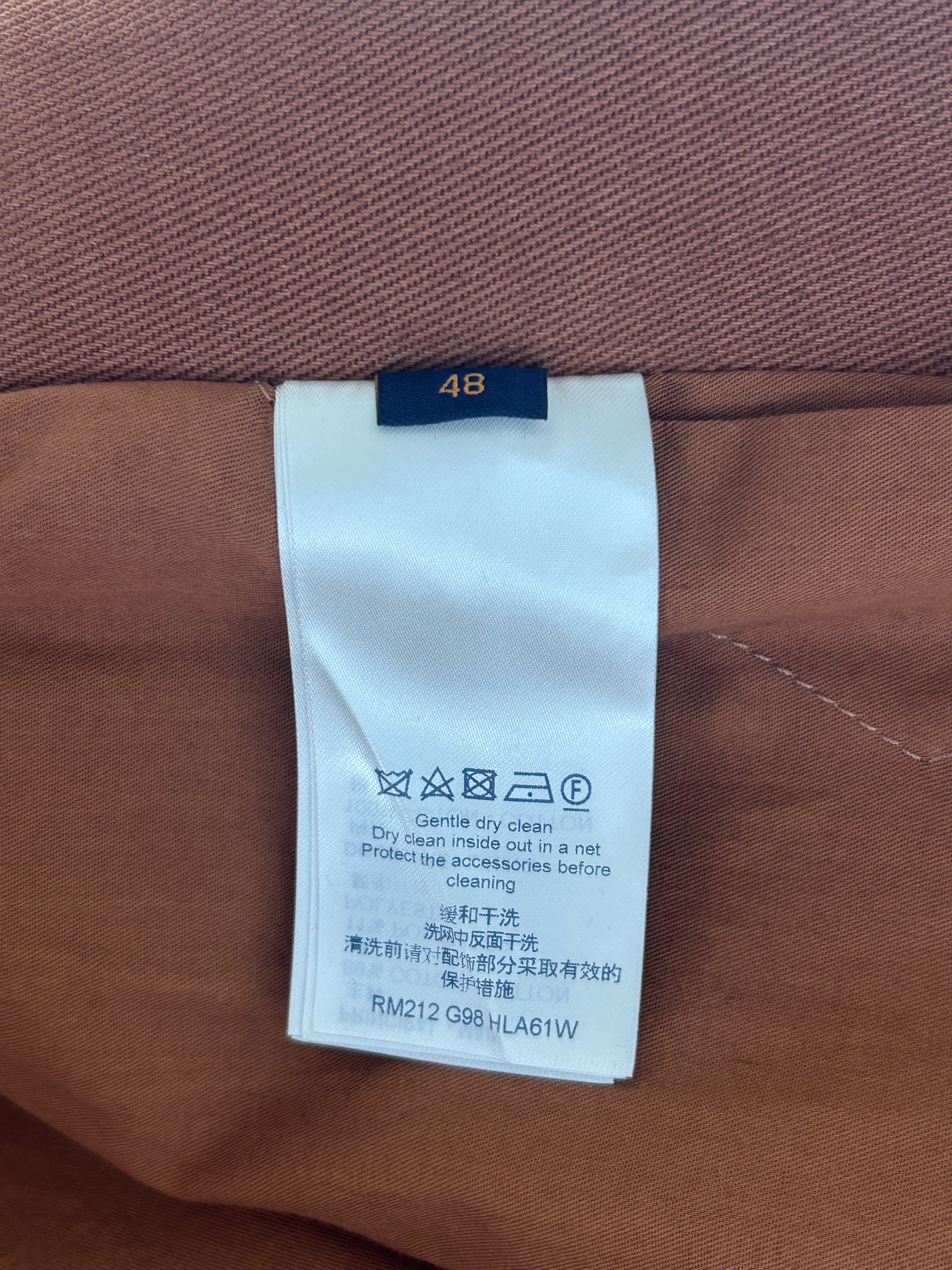 Louis Vuitton Brown & Orange Monogram Carpenter Hooded Jacket Size US M / EU 48-50 / 2 - 4 Thumbnail