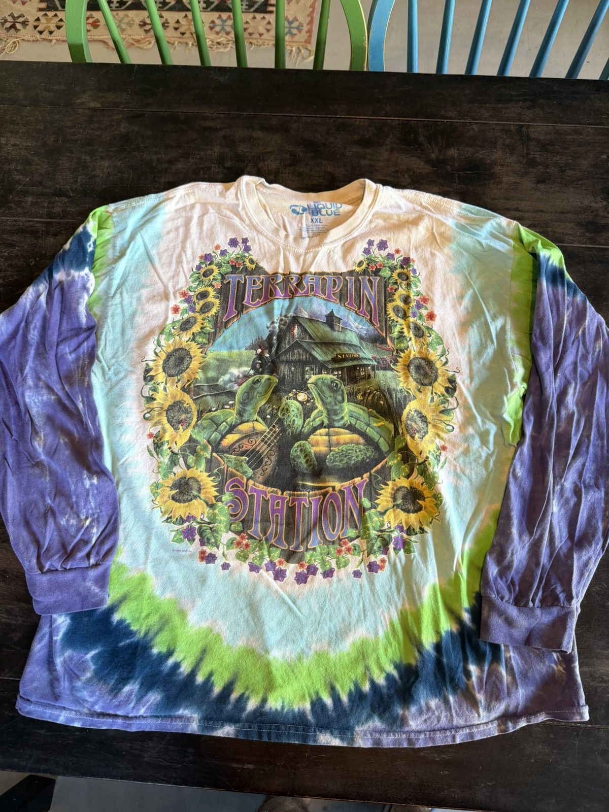 Grateful Dead Vintage Grateful Dead Terrapin station long sleeve Size US XXL / EU 58 / 5 - 1 Thumbnail