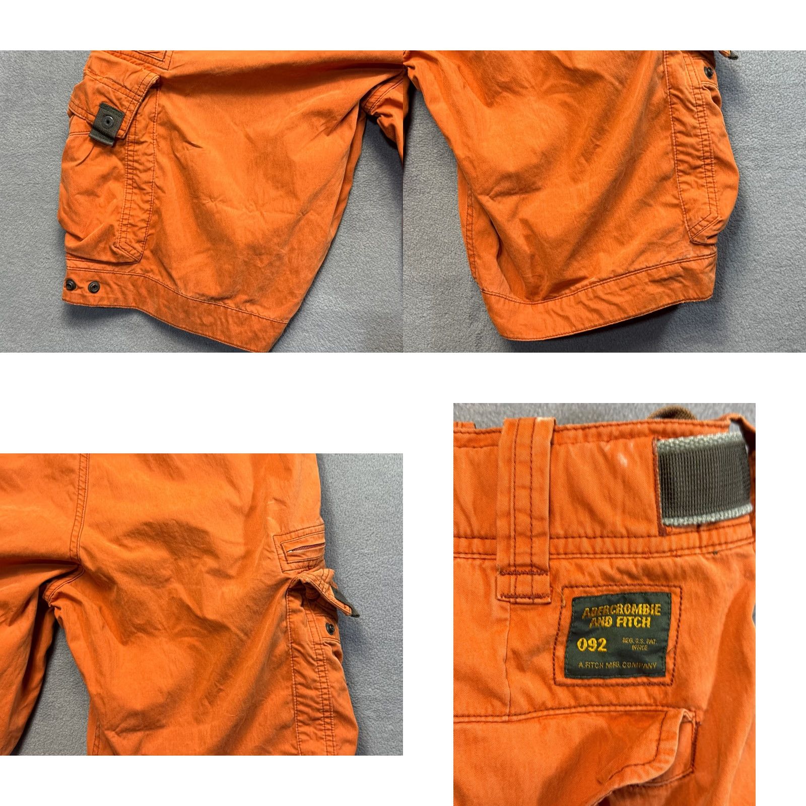 Abercrombie & Fitch abercrombie & fitch Shorts Orange Outdoor Track Hiking mens size 30 Size US 30 / EU 46 - 10 Thumbnail