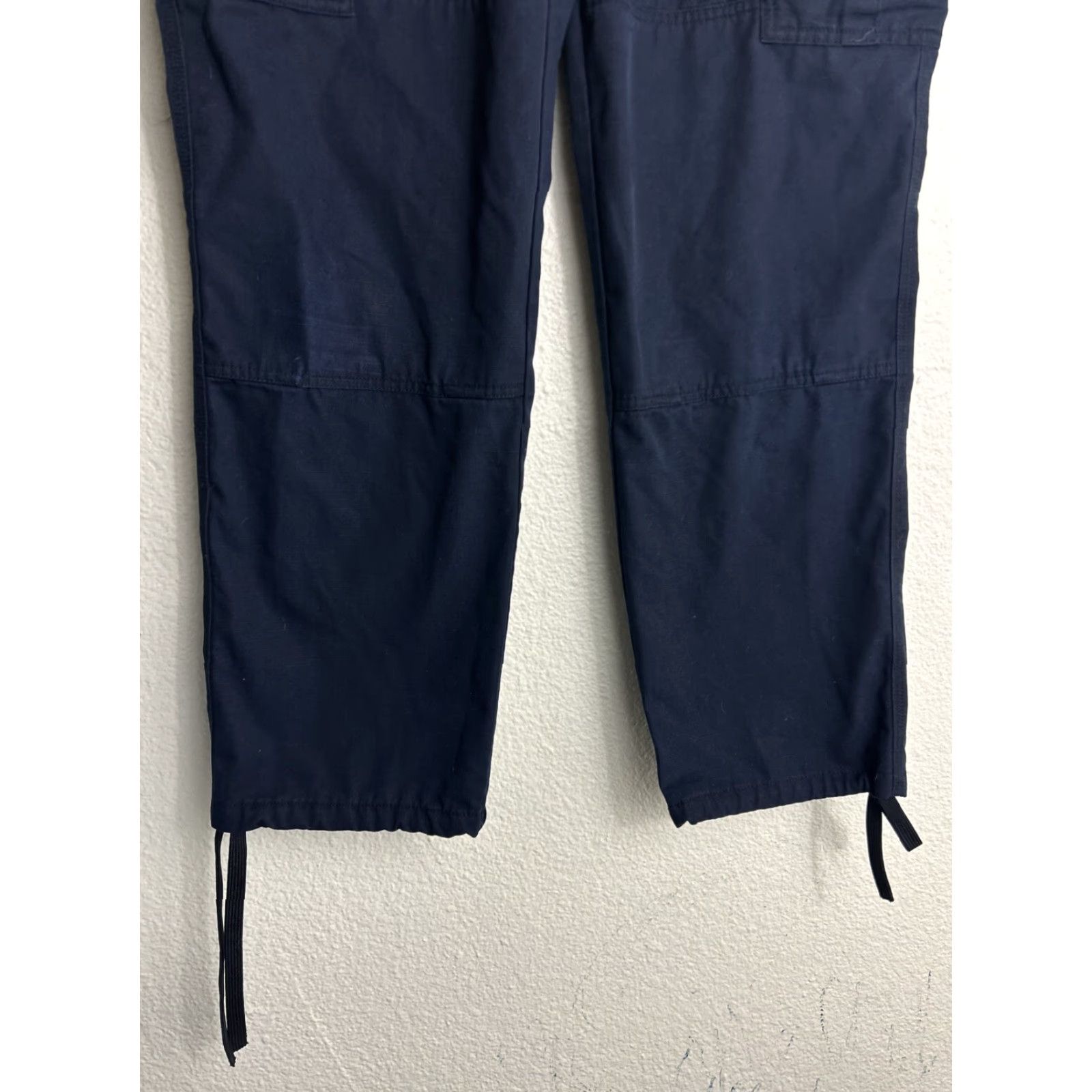 Vintage 5.11 Tactical Pant Womens Medium Cargo Rip Stop TDU Performance Trousers 31x31 Black Cotton Polyester Flat Front Pockets Logo Size 32" / US 10 / IT 46 - 2 Thumbnail