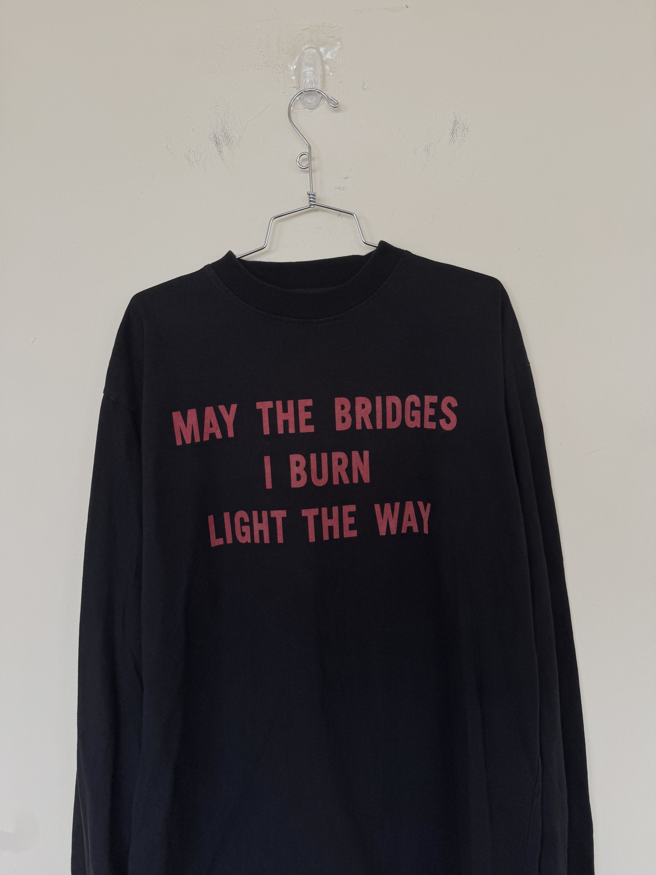 Vetements May The Bridges I Burn Light The Way L/S 2017 Size US M / EU 48-50 / 2 - 3 Thumbnail