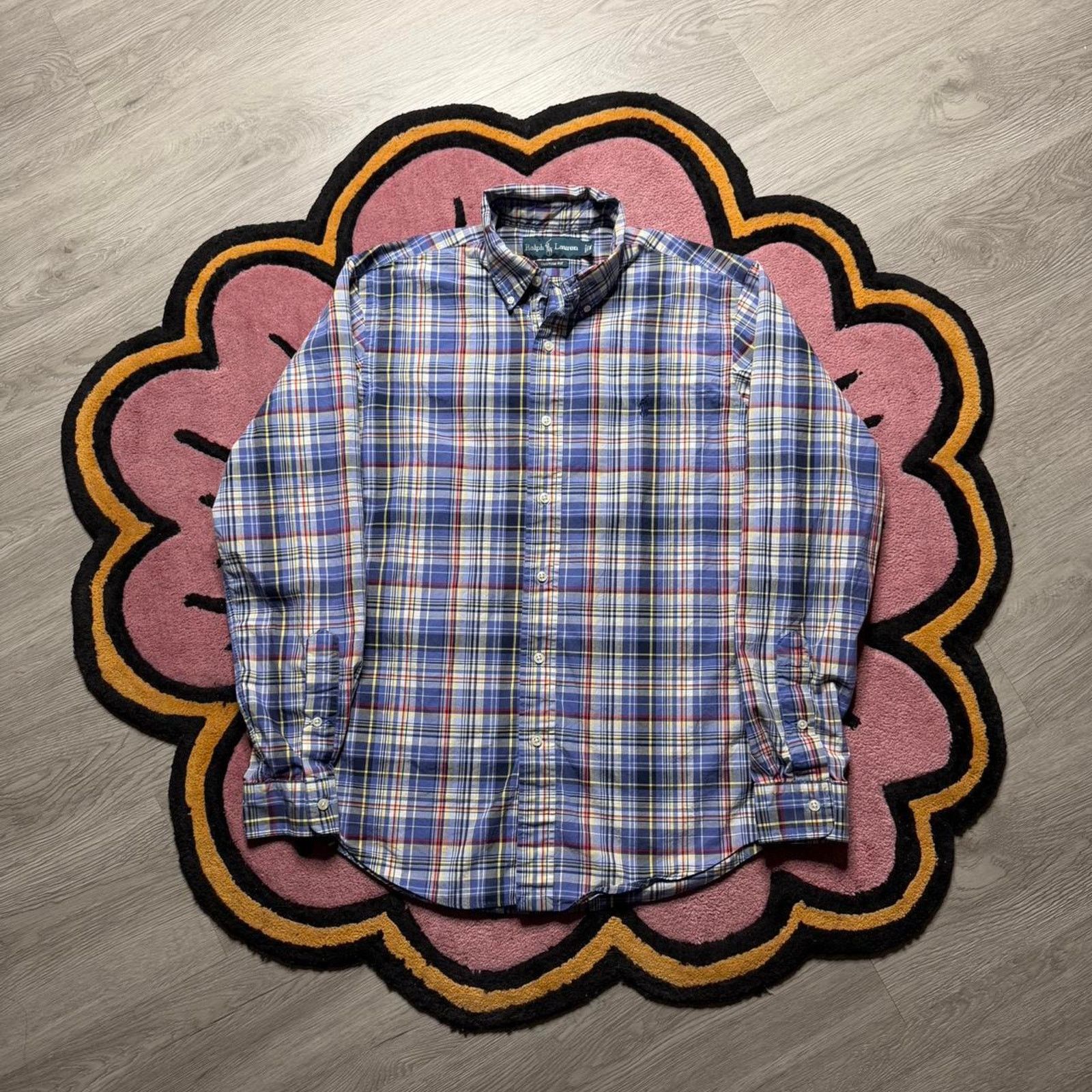 Polo Ralph Lauren × Ralph Lauren Polo Ralph Lauren Plaid Embroidered Logo Button Up Shirt Size US M / EU 48-50 / 2 - 1 Thumbnail