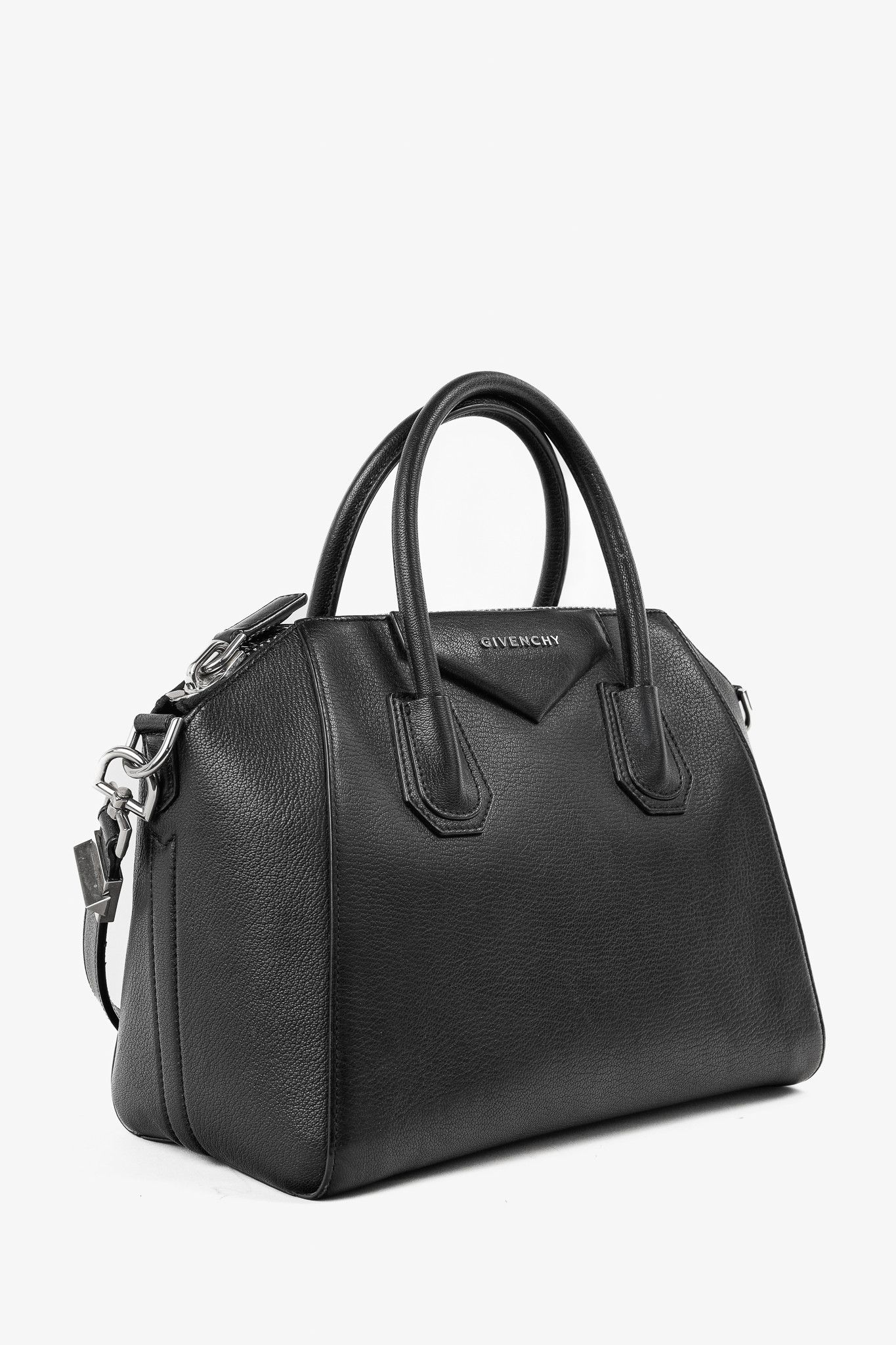 Givenchy Givenchy Antigona Small Black Leather Tote Bag Size ONE SIZE - 2 Thumbnail