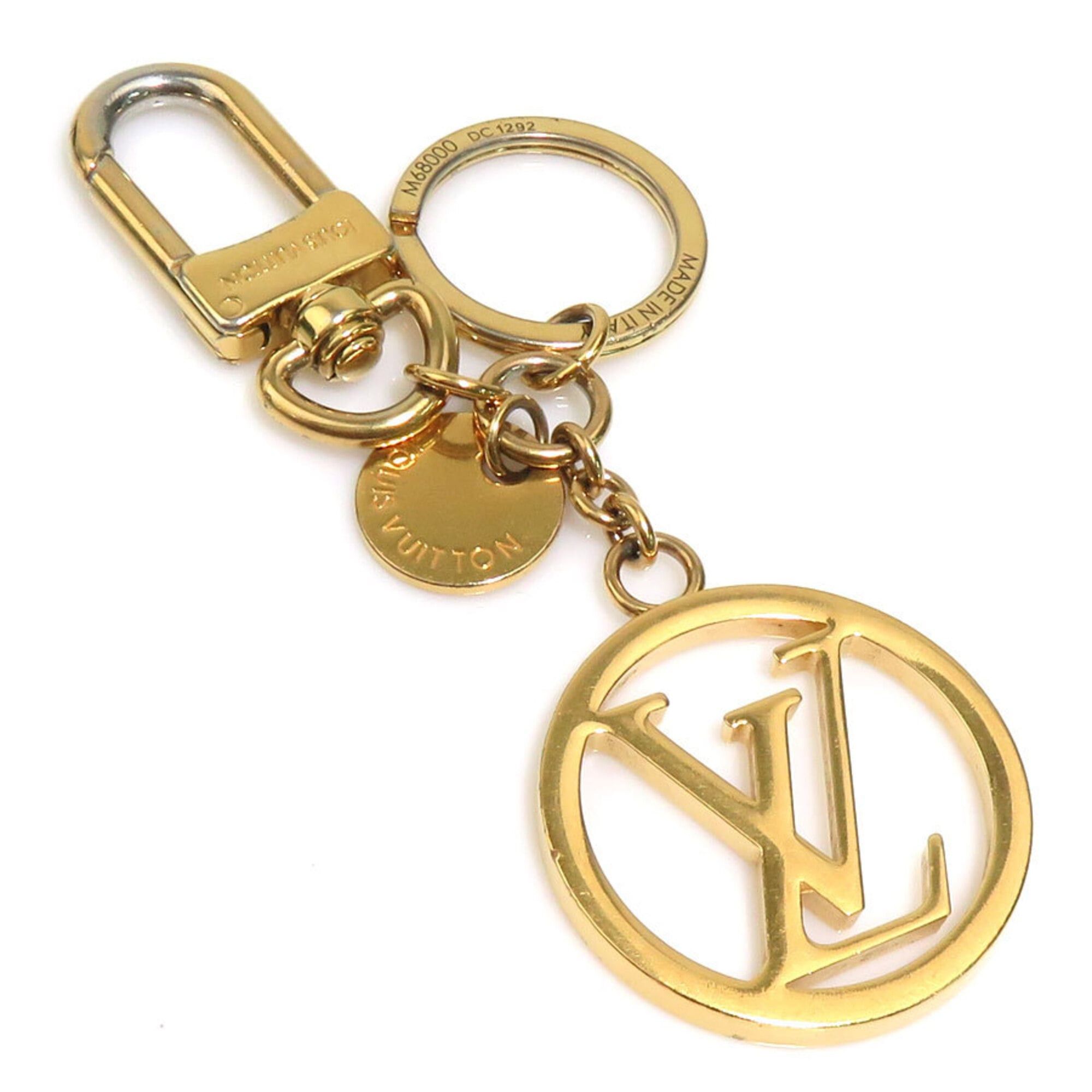 Louis Vuitton Louis Vuitton Charm Keychain Portefeuille LV Circle Metal Gold Men's Women's M68000 r11169i Size ONE SIZE - 1 Thumbnail