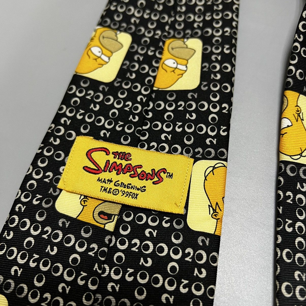 The Simpsons × Vintage Mens Vintage The Simpsons Homer Tie 00s Size ONE SIZE - 17 Thumbnail