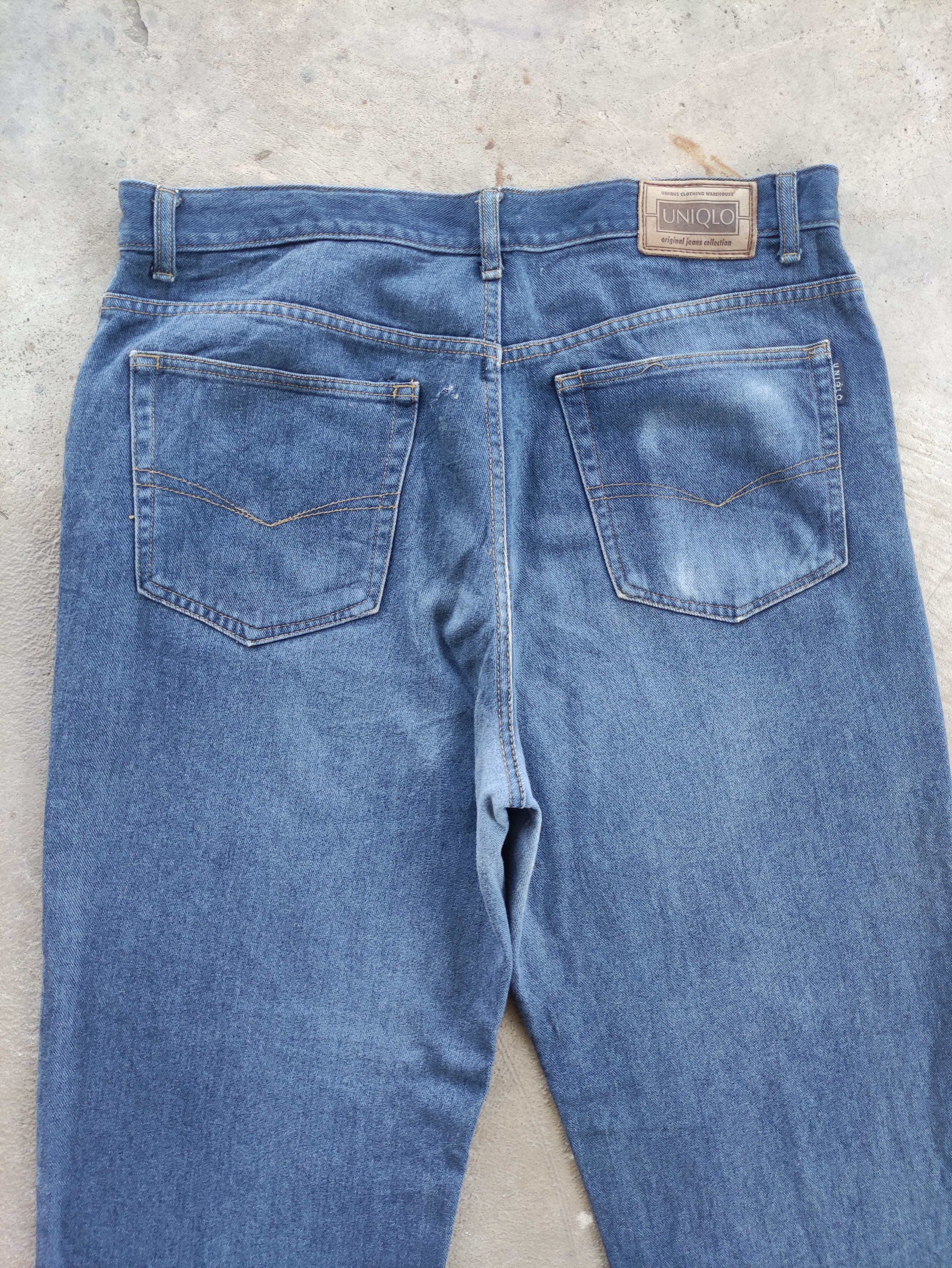 Japanese Brand Vintage Japanese Baggy Jean Distressed Faded Denim Pants Size US 37 - 10 Thumbnail